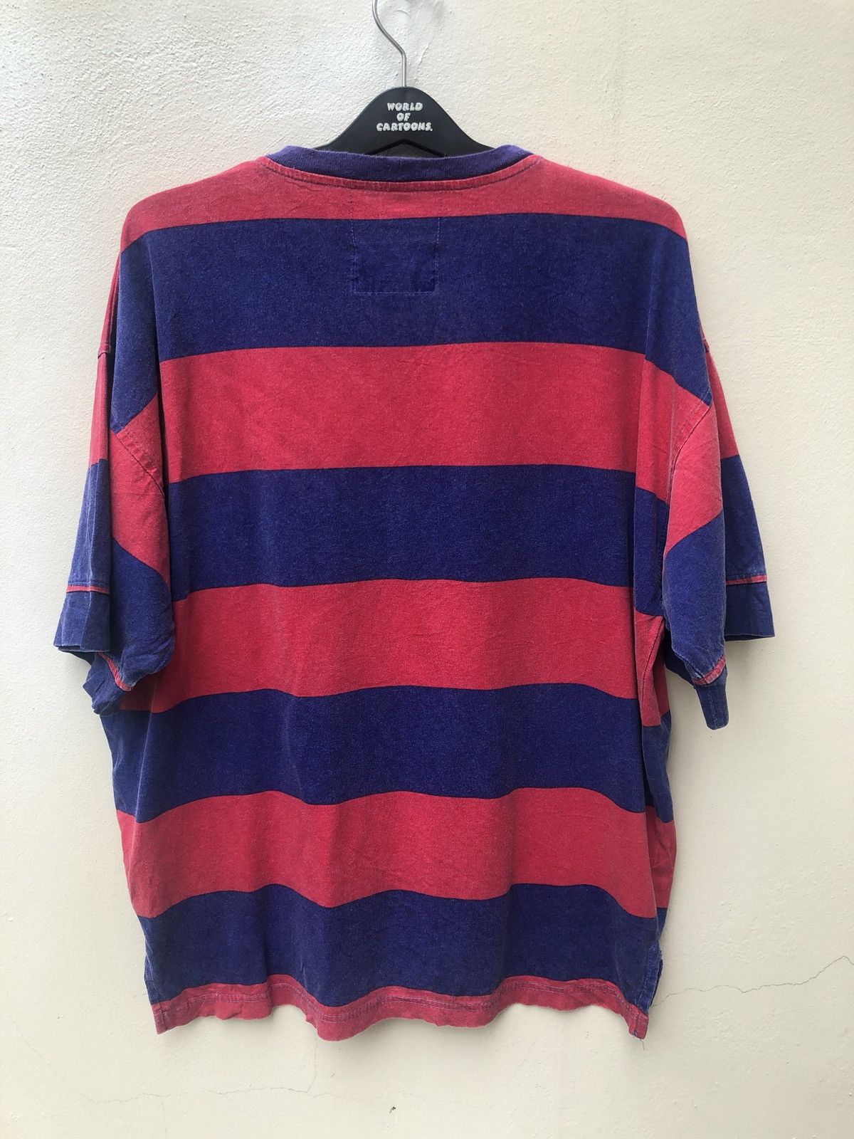 Vintage 90s e.n.u.f. International Spell Out Border Striped Hip Hop Size US XL / EU 56 / 4 - 6 Thumbnail