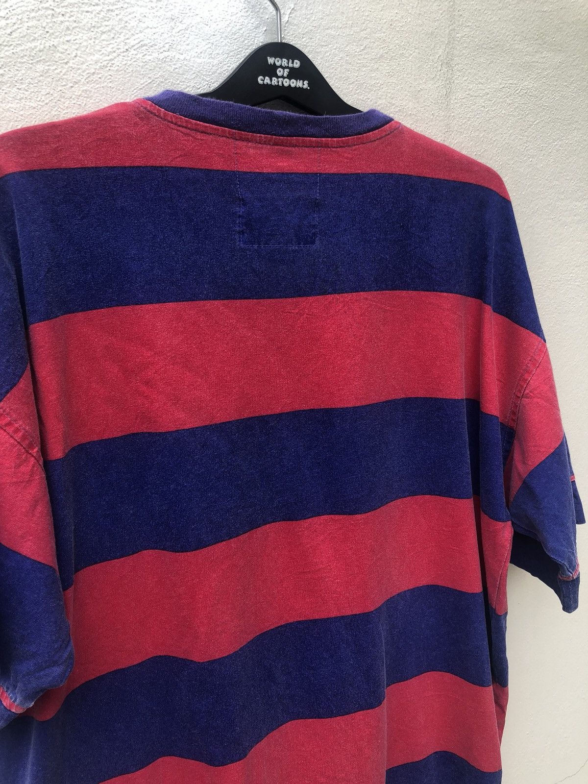 Vintage 90s e.n.u.f. International Spell Out Border Striped Hip Hop Size US XL / EU 56 / 4 - 7 Thumbnail