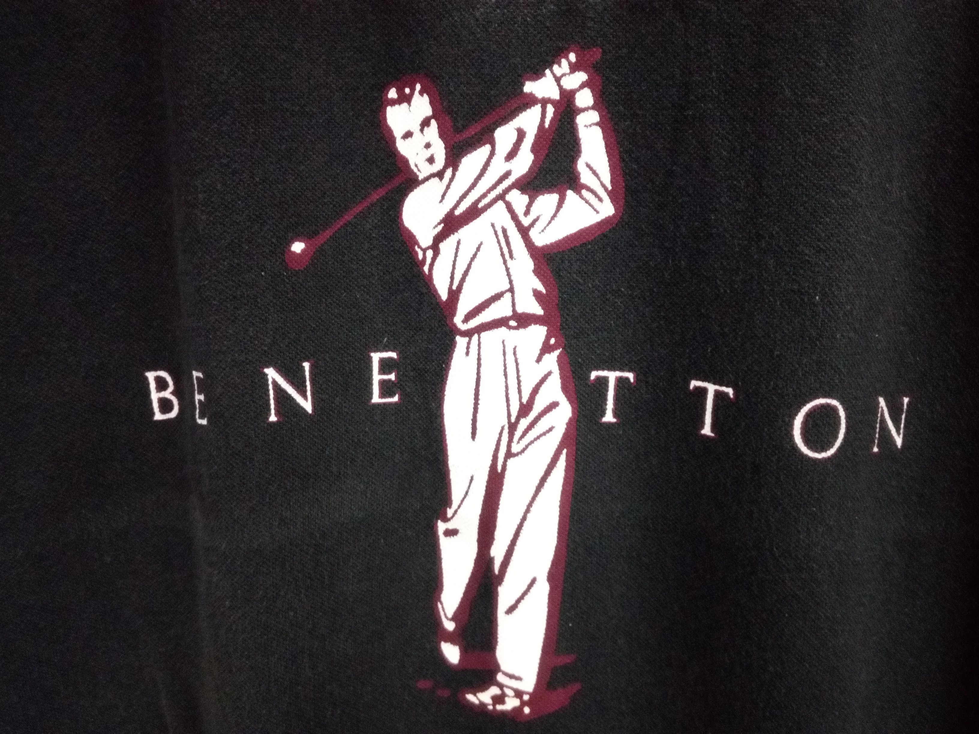 Benetton × Vintage Vintage Benetton Golf Made In Italy Big Logo Big Spell Out Size US L / EU 52-54 / 3 - 2 Thumbnail