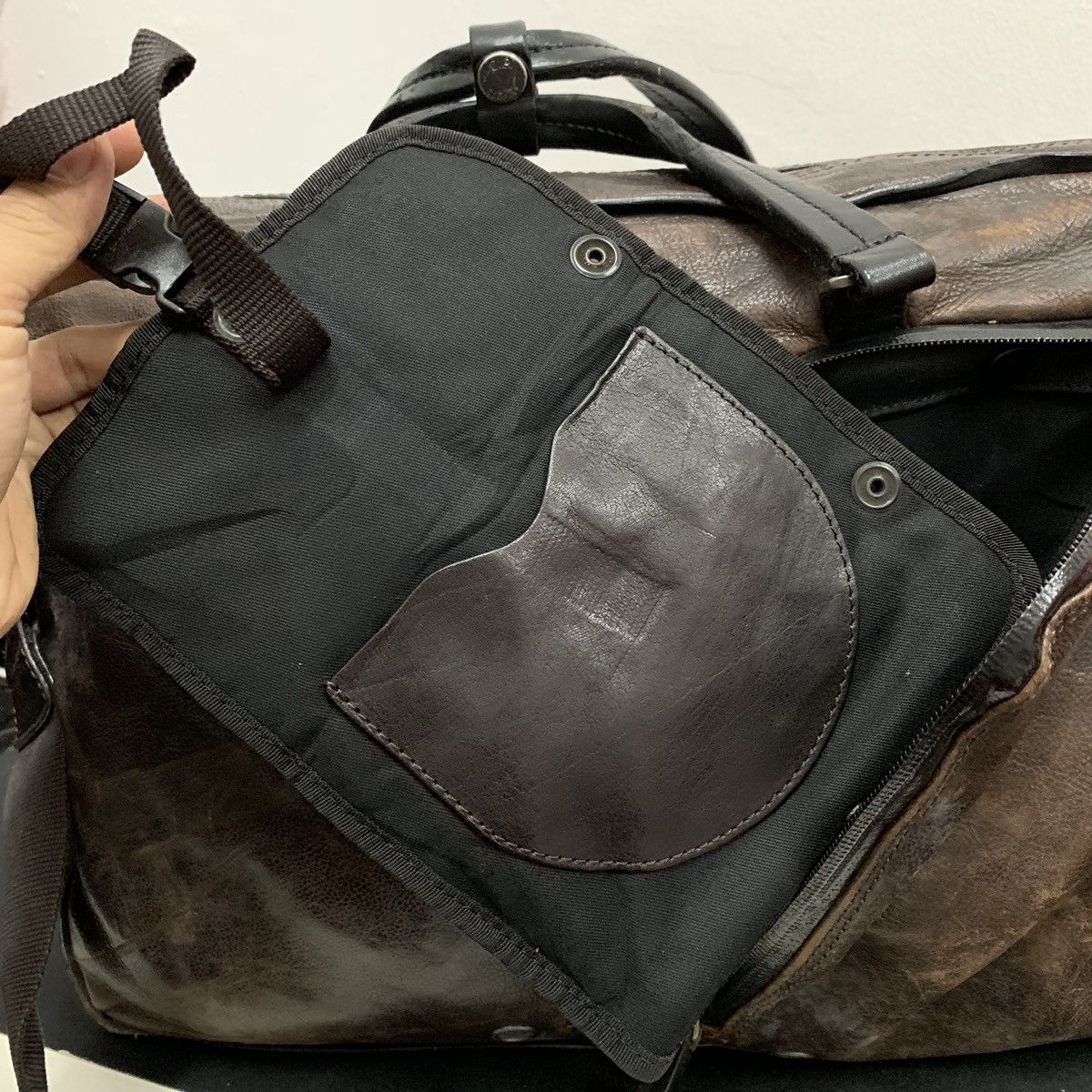 C.P. Company C.P COMPANY MASSIMO OSTI Leather Messenger Bag Size ONE SIZE - 16 Thumbnail