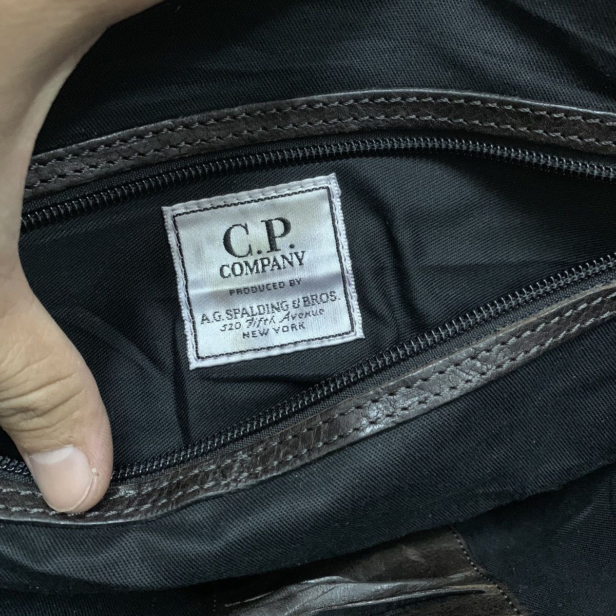 C.P. Company C.P COMPANY MASSIMO OSTI Leather Messenger Bag Size ONE SIZE - 18 Thumbnail