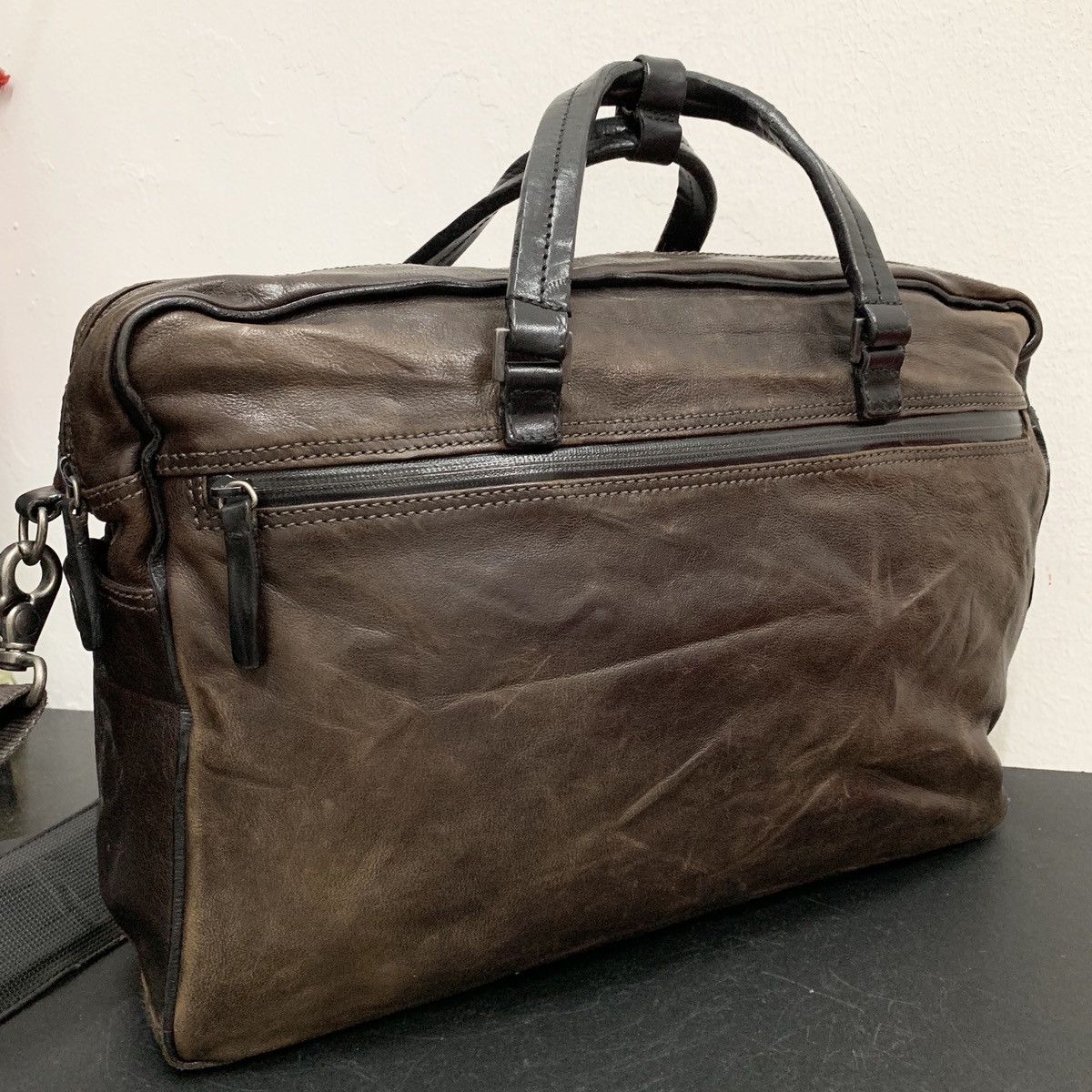 C.P. Company C.P COMPANY MASSIMO OSTI Leather Messenger Bag Size ONE SIZE - 14 Thumbnail