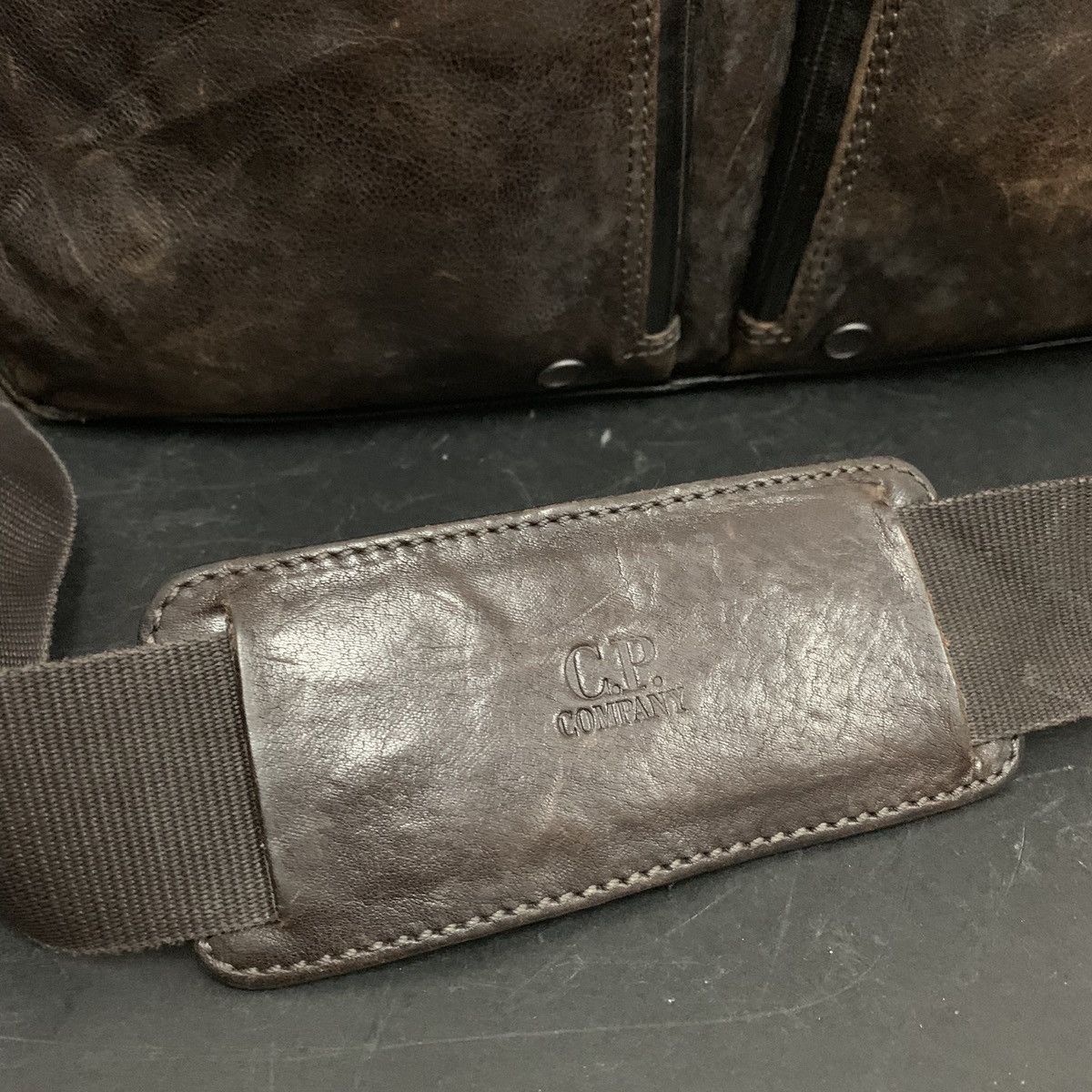 C.P. Company C.P COMPANY MASSIMO OSTI Leather Messenger Bag Size ONE SIZE - 13 Thumbnail
