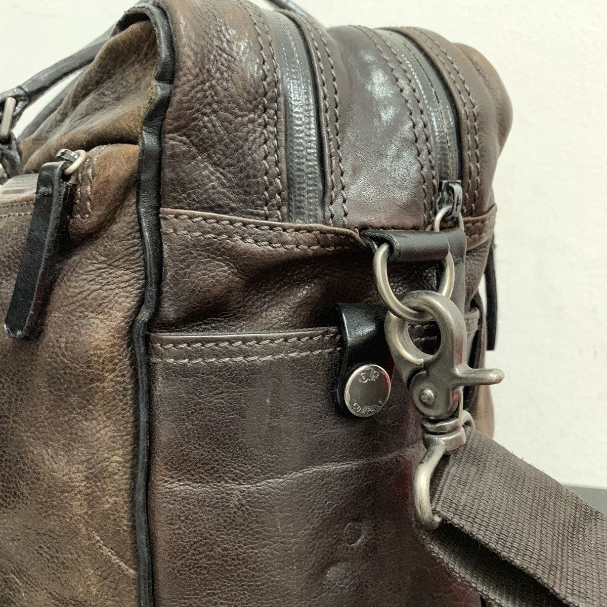 C.P. Company C.P COMPANY MASSIMO OSTI Leather Messenger Bag Size ONE SIZE - 6 Thumbnail