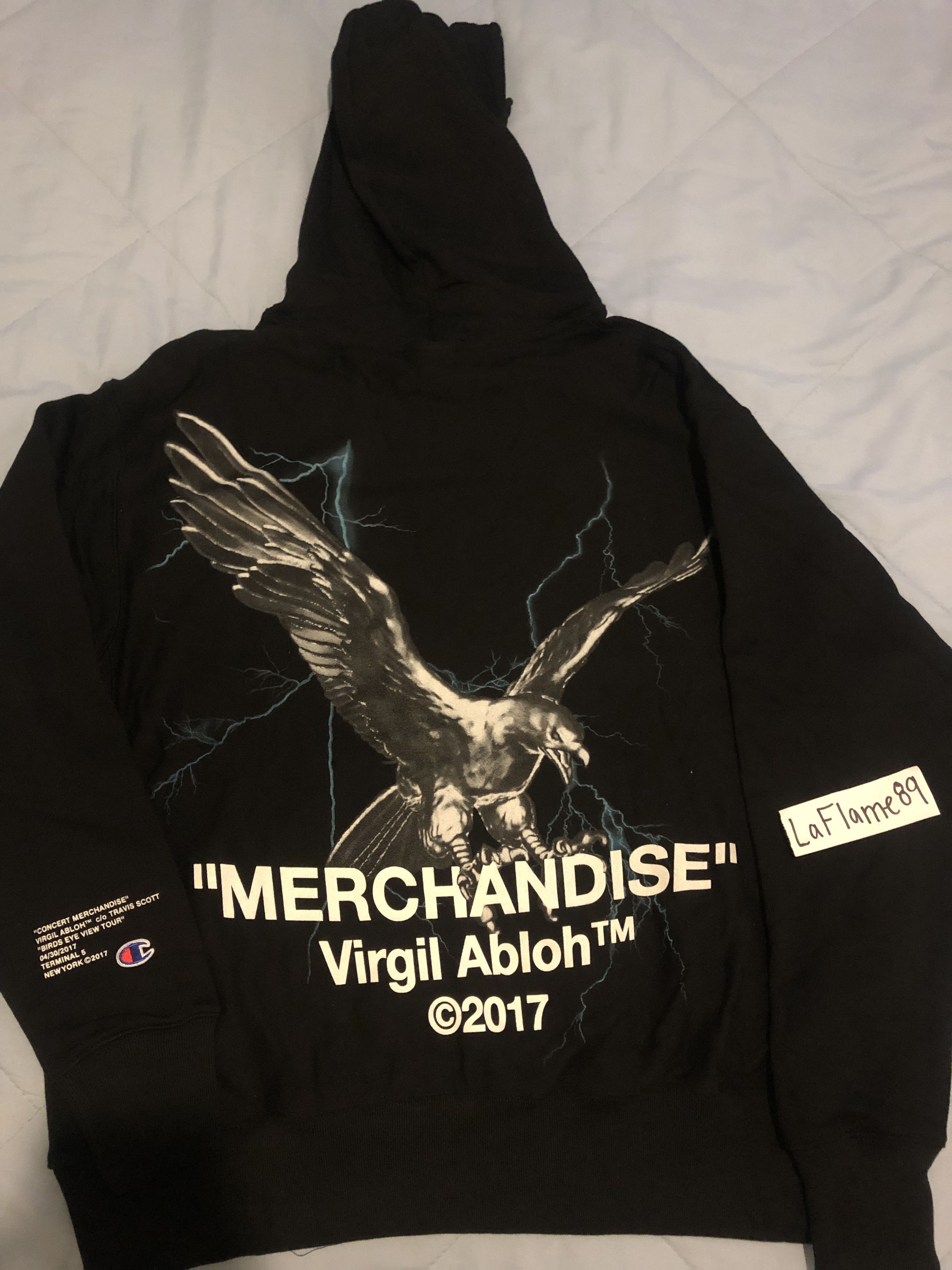 Virgil Abloh Travis Scott x Virgil Abloh MERCHANDISE Hoodie | Grailed