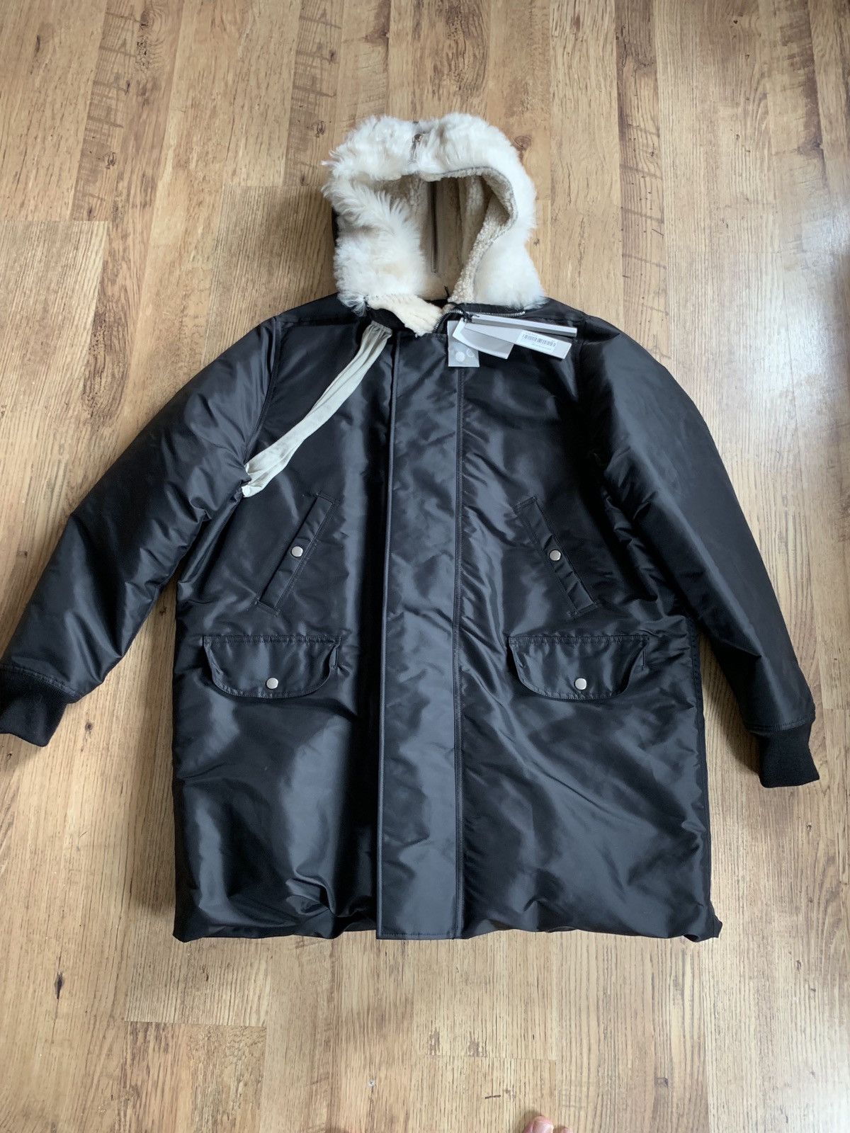 Jumbo shearling best sale