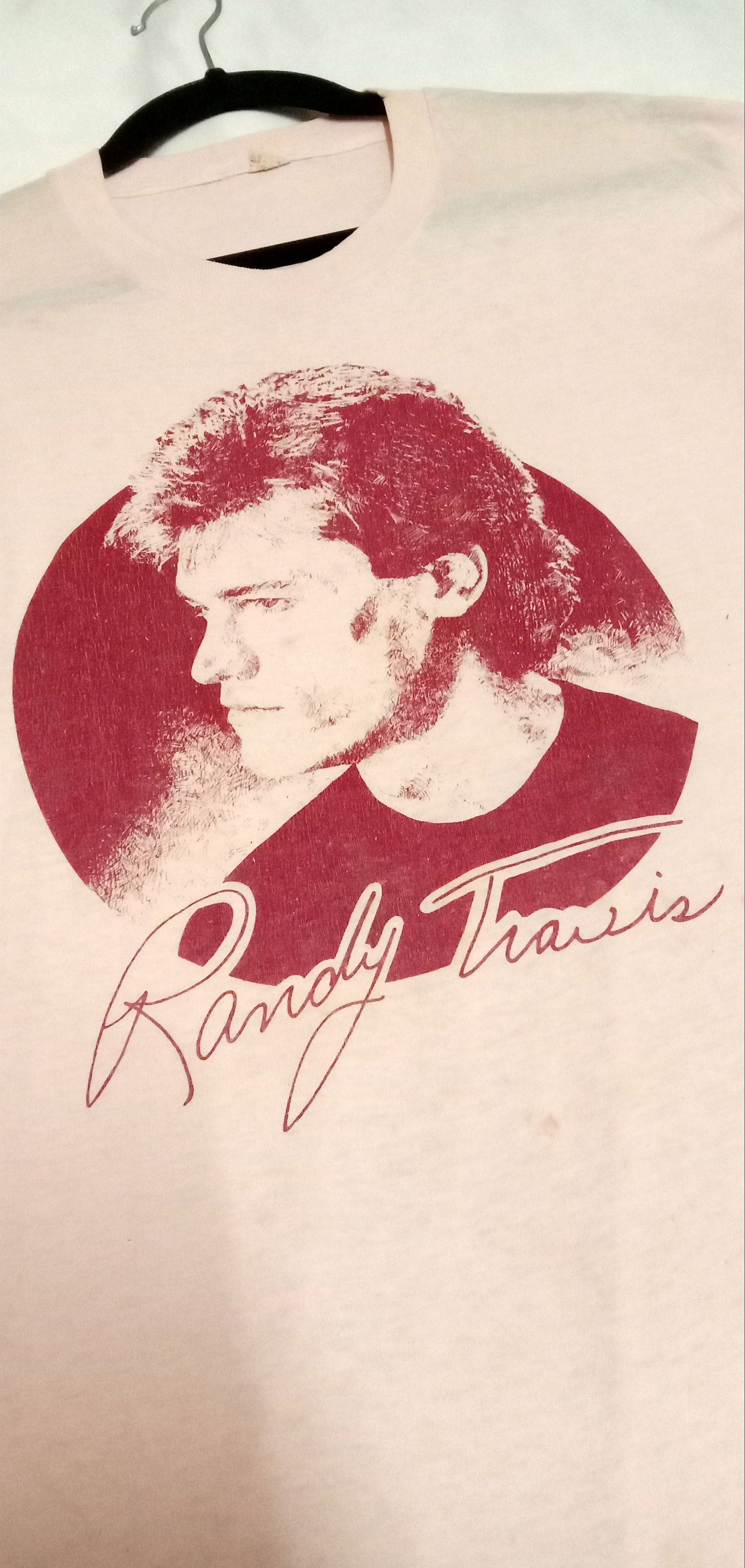 Band Tees × Vintage Vinatge rare Randy Travis 80's t-shirt Size US XL / EU 56 / 4 - 2 Thumbnail