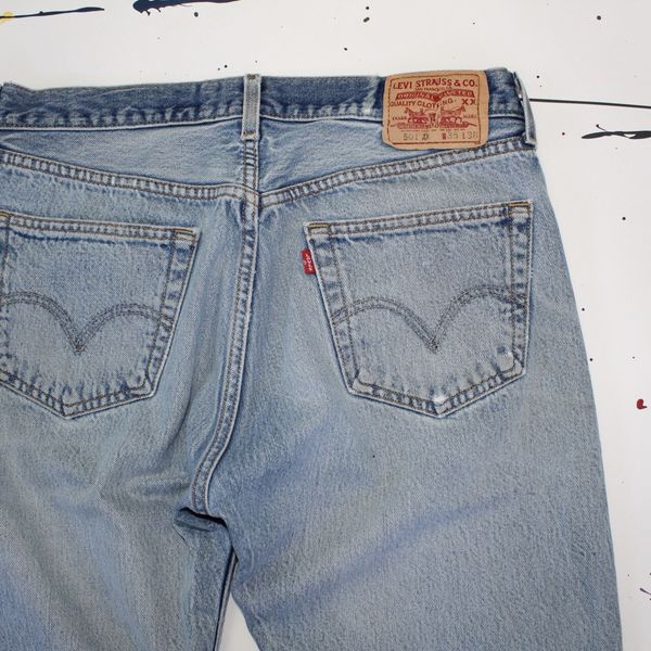 Vintage Faded Distressed Levis 501s | Grailed
