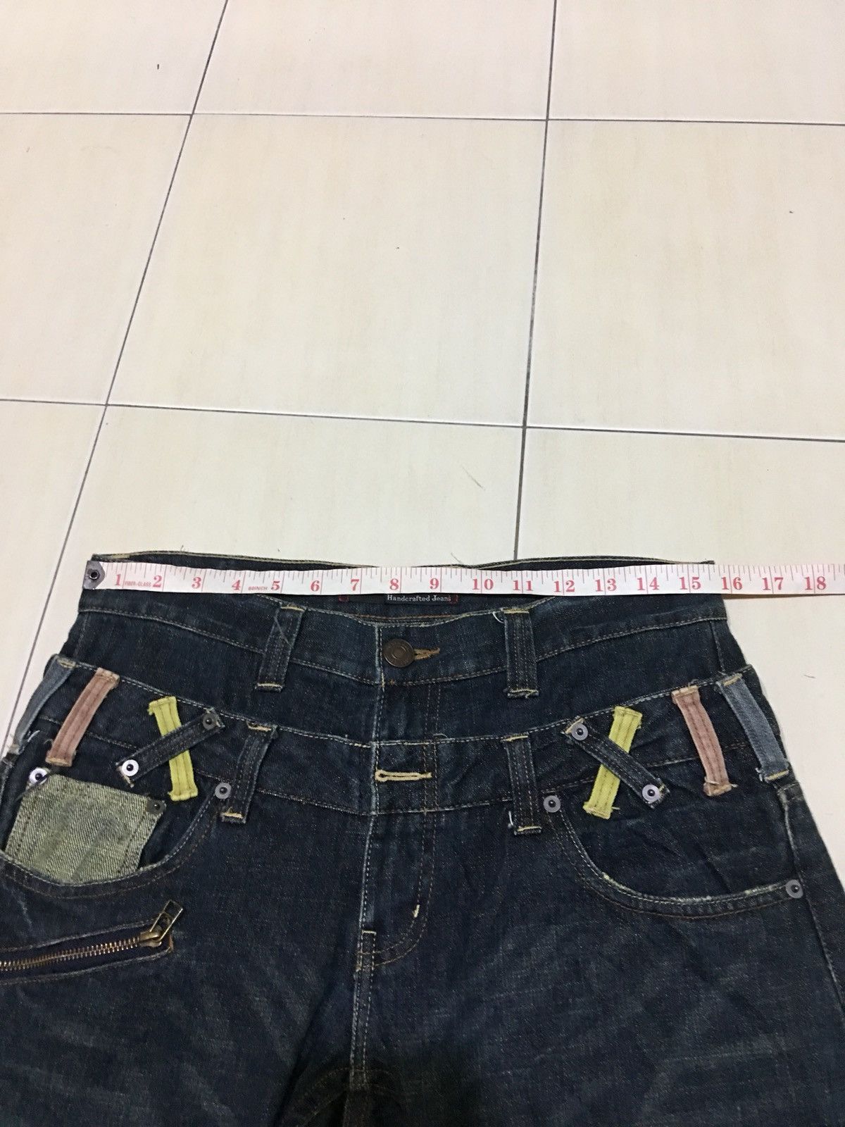 Japanese Brand Japanese Brand Double waist Dominate Handcrafted Jeans Size US 31 - 10 Thumbnail