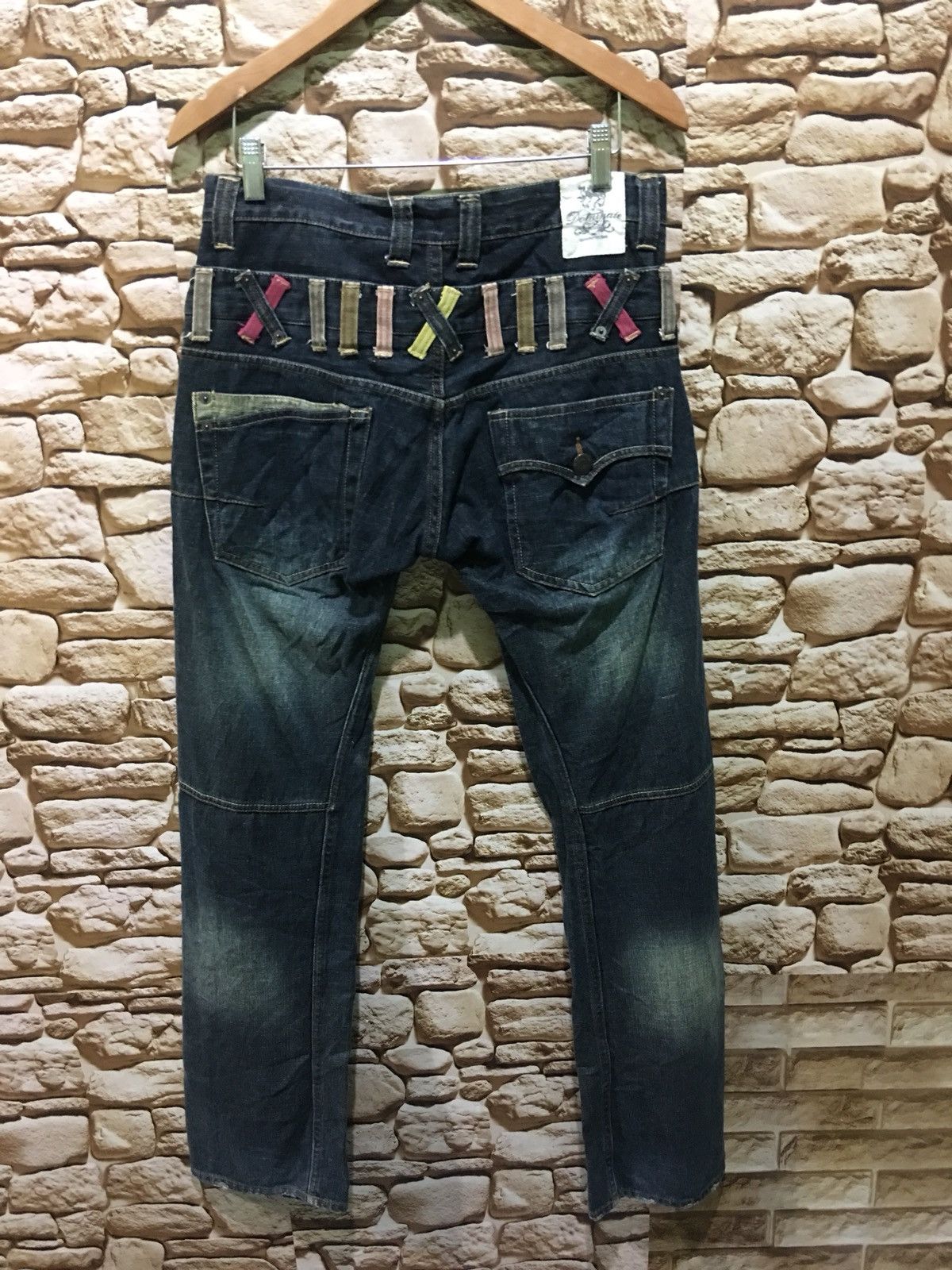 Japanese Brand Japanese Brand Double waist Dominate Handcrafted Jeans Size US 31 - 1 Thumbnail