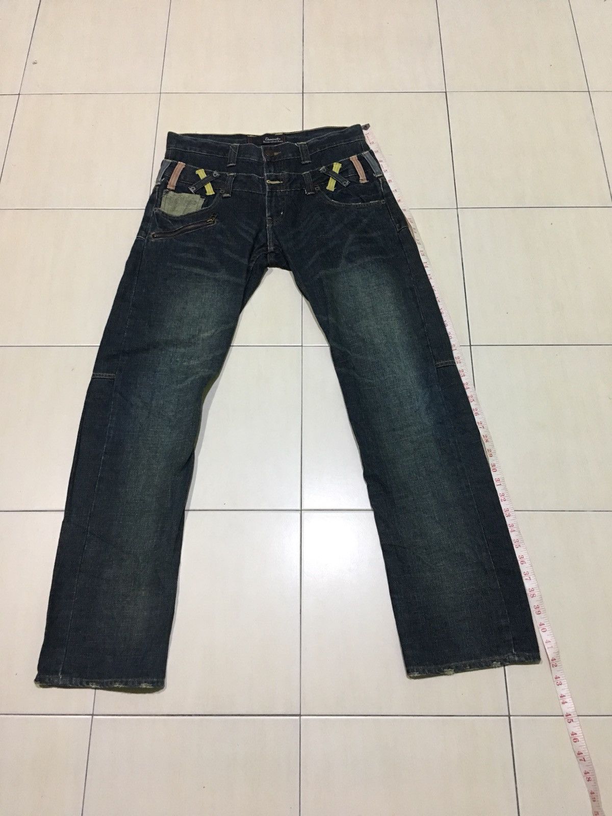 Japanese Brand Japanese Brand Double waist Dominate Handcrafted Jeans Size US 31 - 11 Thumbnail