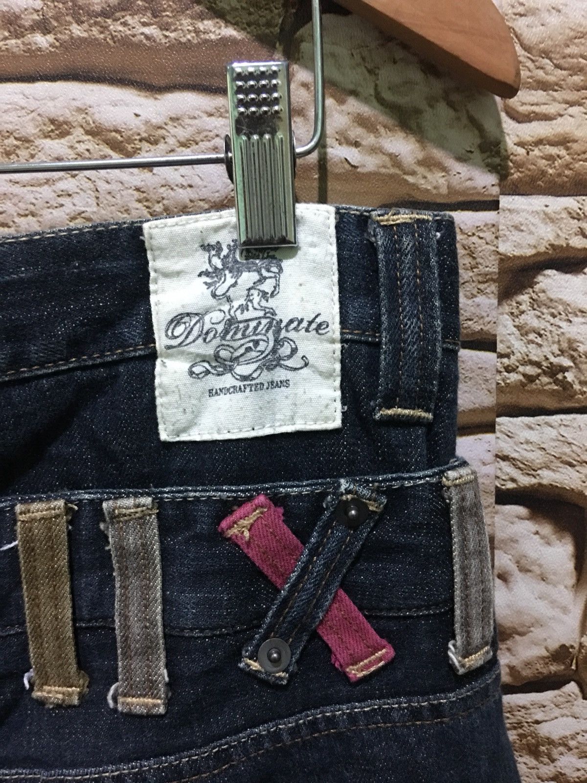 Japanese Brand Japanese Brand Double waist Dominate Handcrafted Jeans Size US 31 - 6 Thumbnail