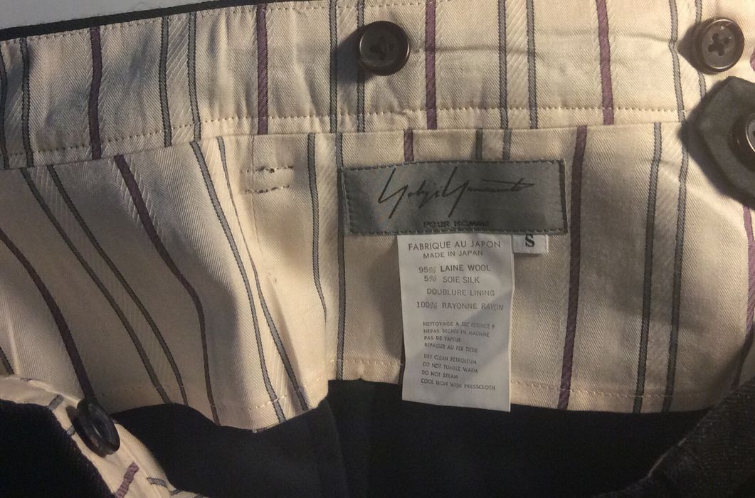 Yohji Yamamoto Brown silk flecked trouser Size US 31 - 2 Preview