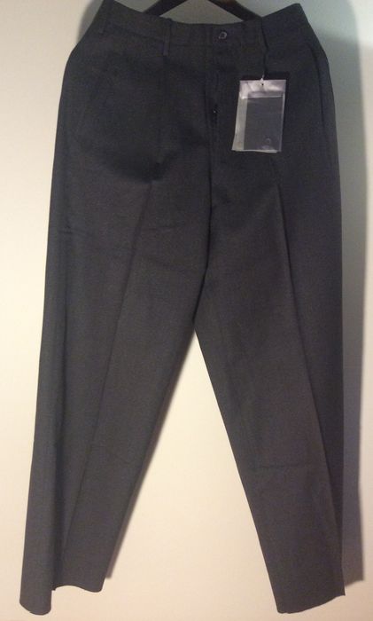 Yohji Yamamoto Brown silk flecked trouser Size US 31 - 1 Preview