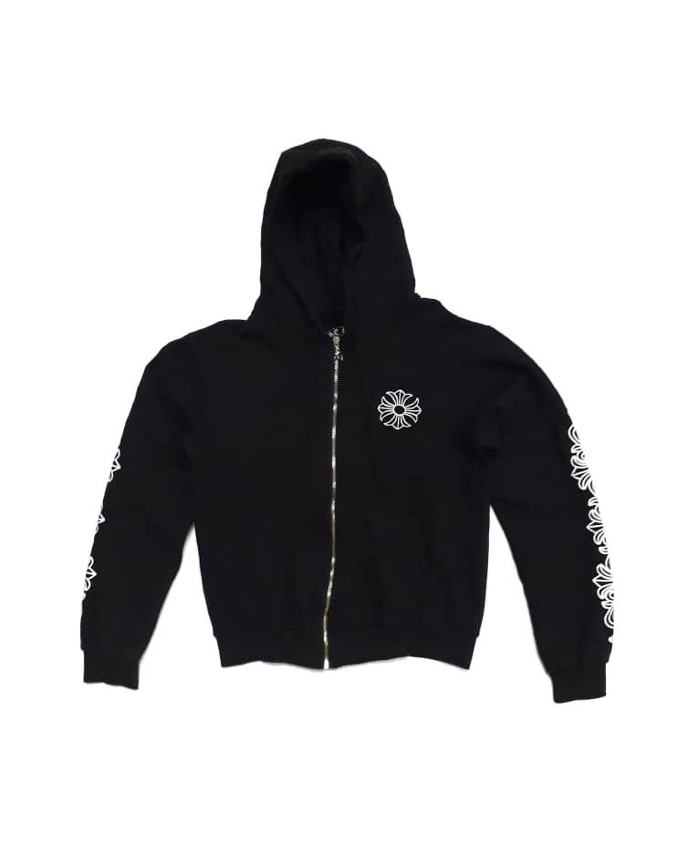 Chrome Hearts Chrome Heart Zip Hoodie | Grailed