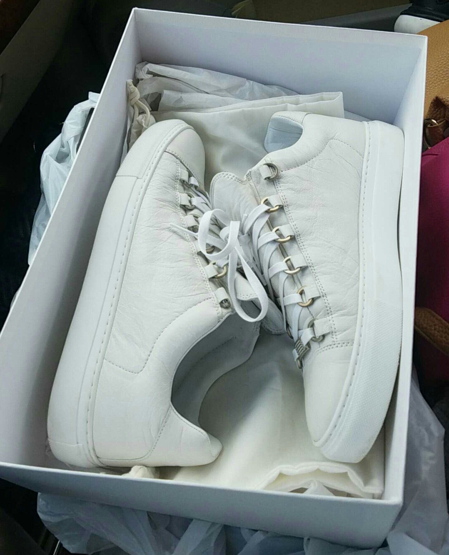 Balenciaga Balenciaga Arena White Low Top Sneakers Size US 9.5 / EU 42-43 - 3 Thumbnail