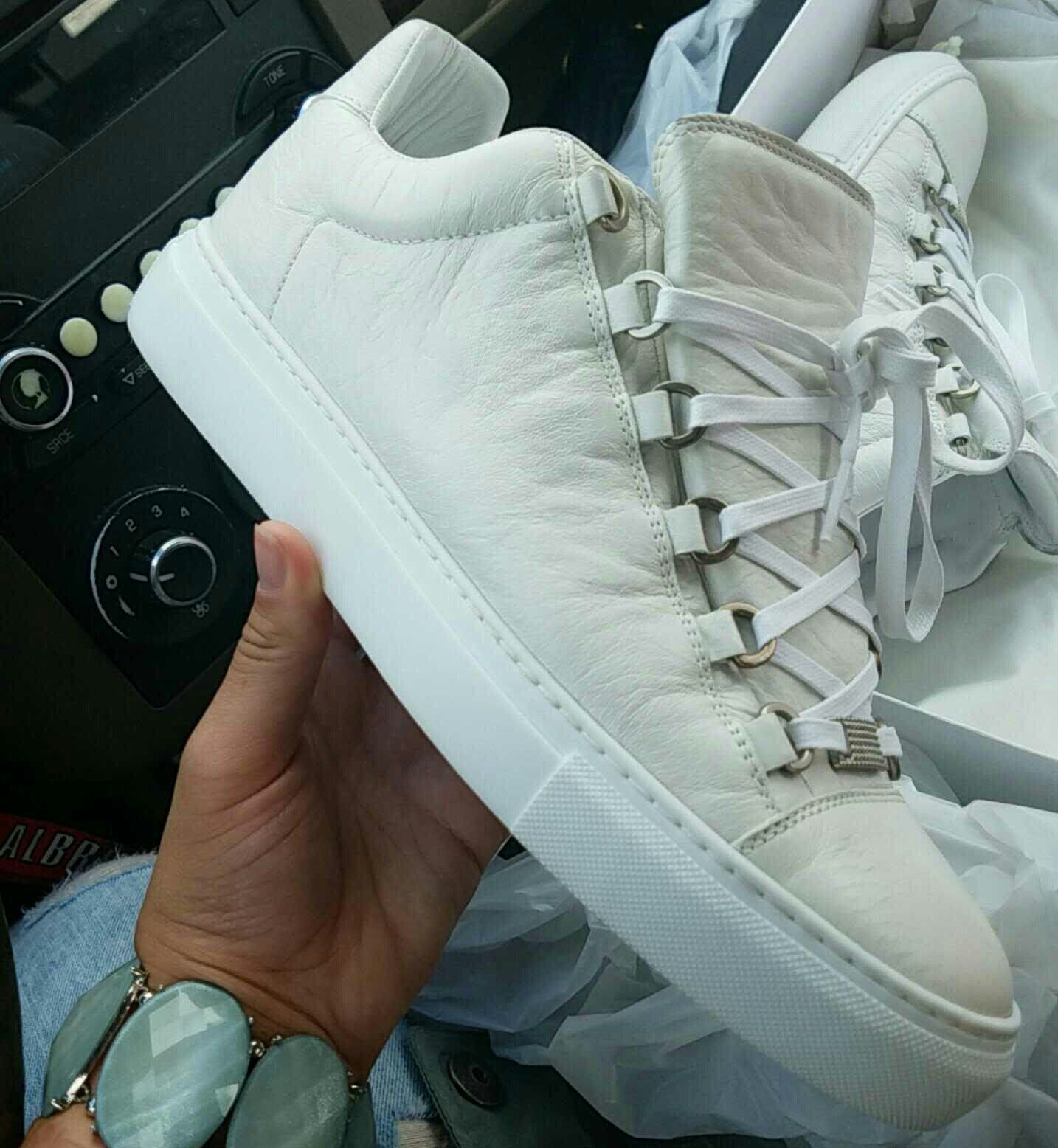 Balenciaga Balenciaga Arena White Low Top Sneakers Grailed