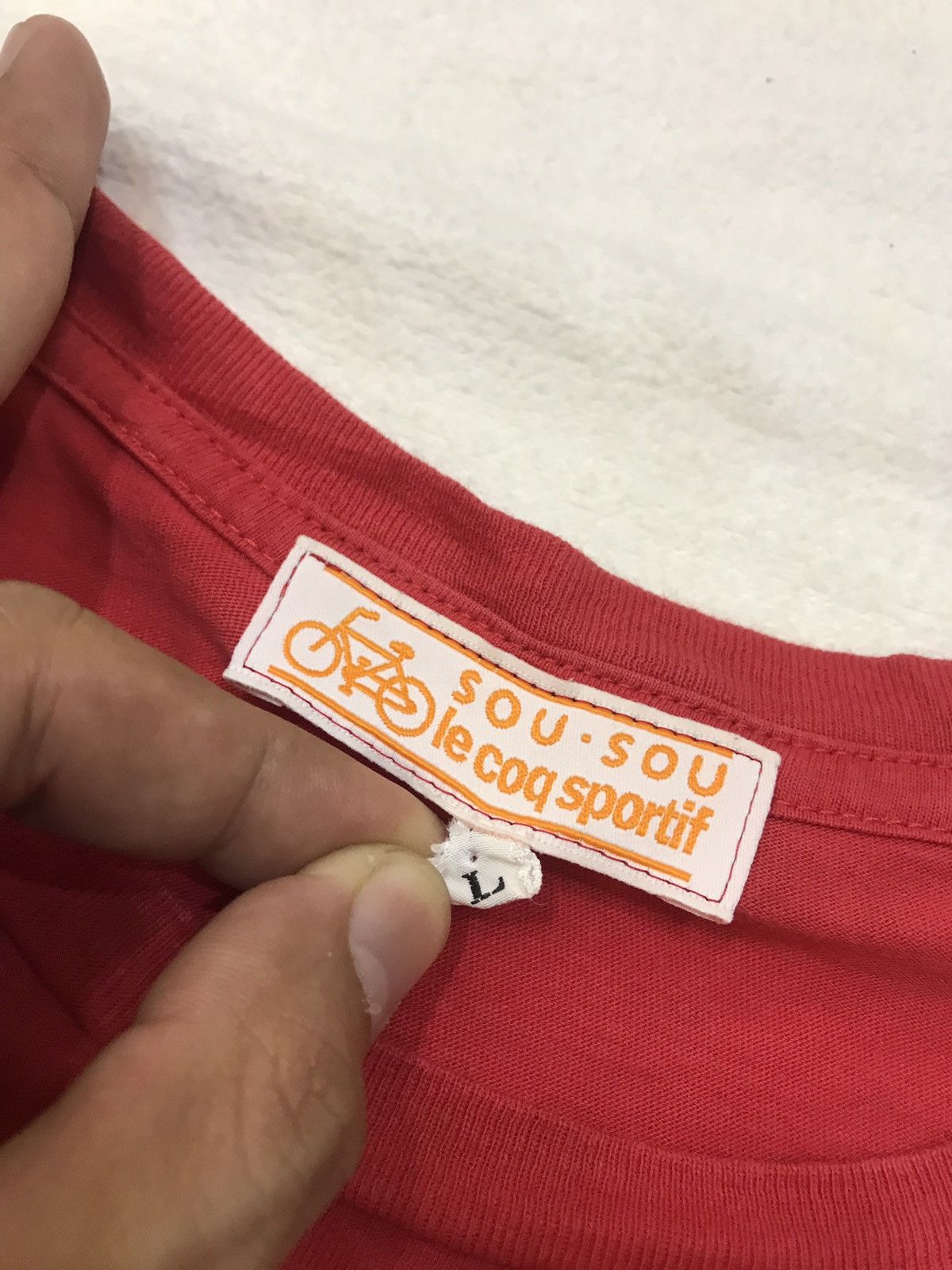 Japanese Brand × Le Coq Sportif × SOU SOU SOU SOU LE COQ SPORTIF NUMBERS SHIRT TEE Size US L / EU 52-54 / 3 - 6 Thumbnail