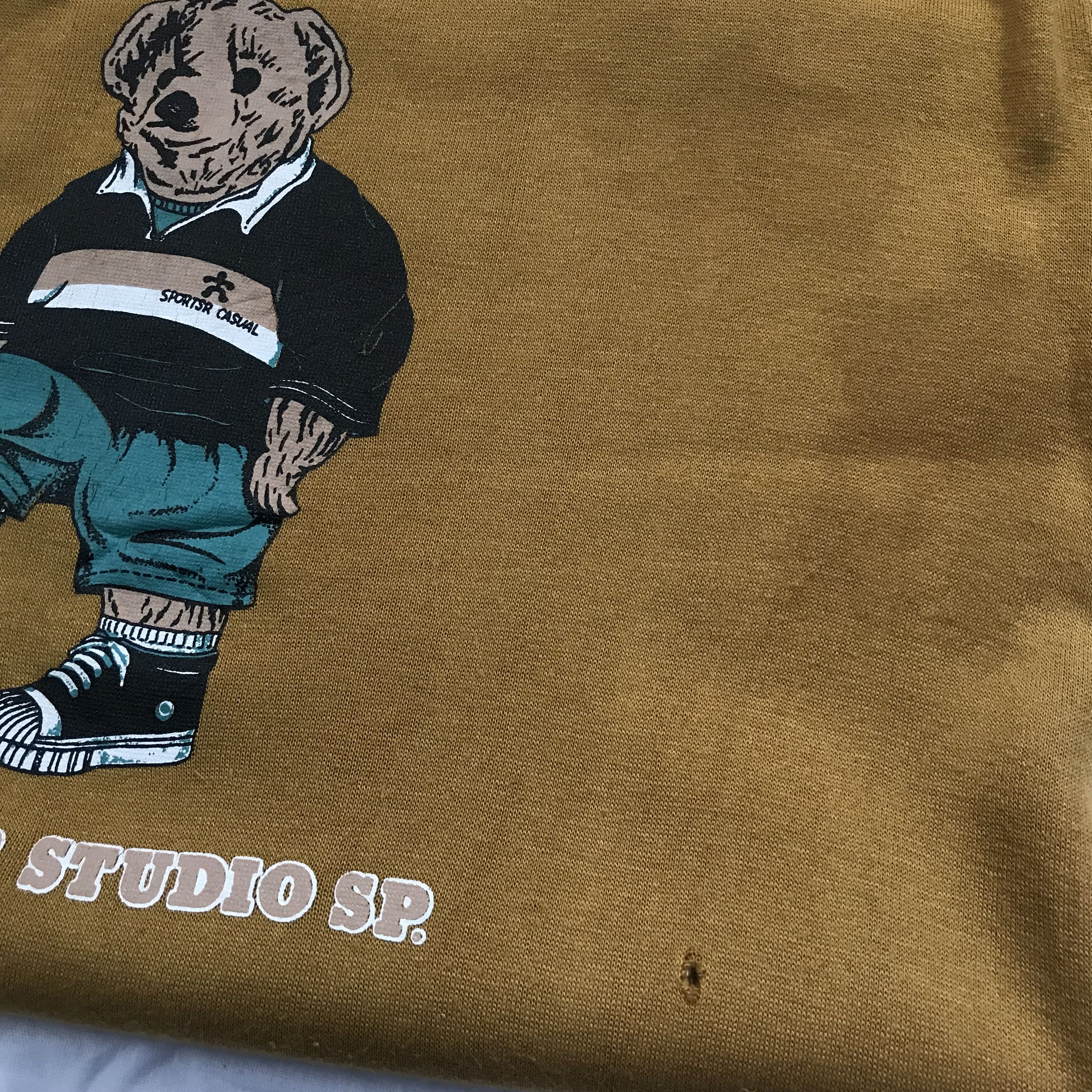 Japanese Brand × Polo Ralph Lauren NEEDGONETODAY Vtg Great Bear Studio Like Polo Bear Jumper Size US L / EU 52-54 / 3 - 3 Thumbnail