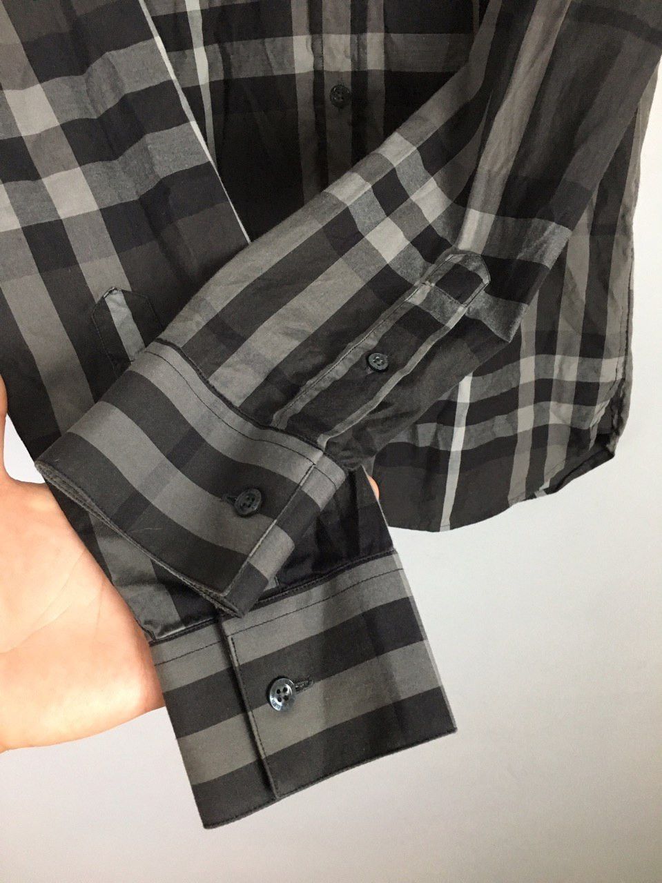 Burberry Burberry London Dark Nova Check Cotton Shirt Size US S / EU 44-46 / 1 - 3 Thumbnail