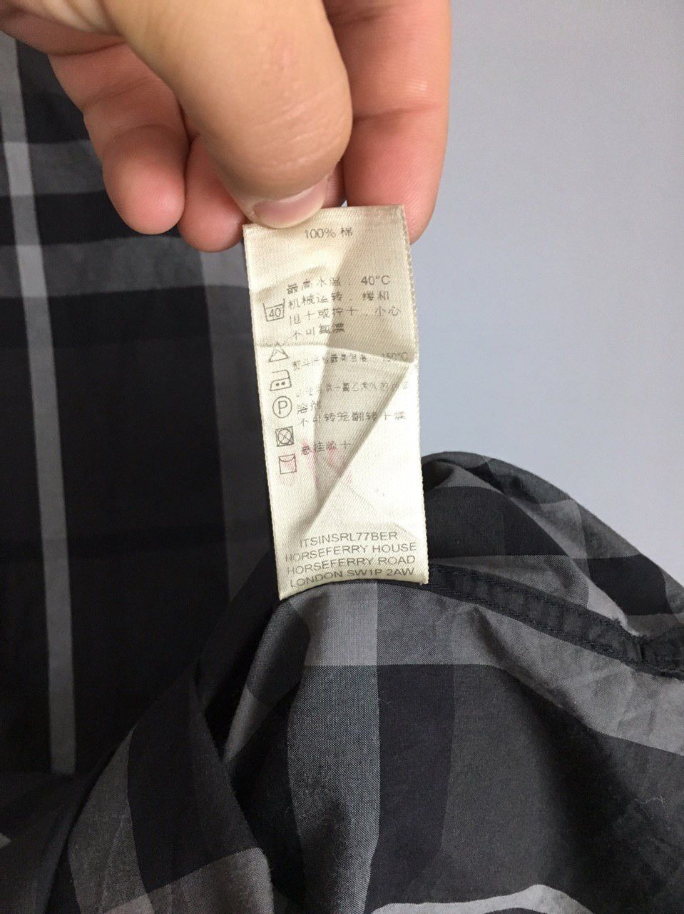 Burberry Burberry London Dark Nova Check Cotton Shirt Size US S / EU 44-46 / 1 - 7 Thumbnail