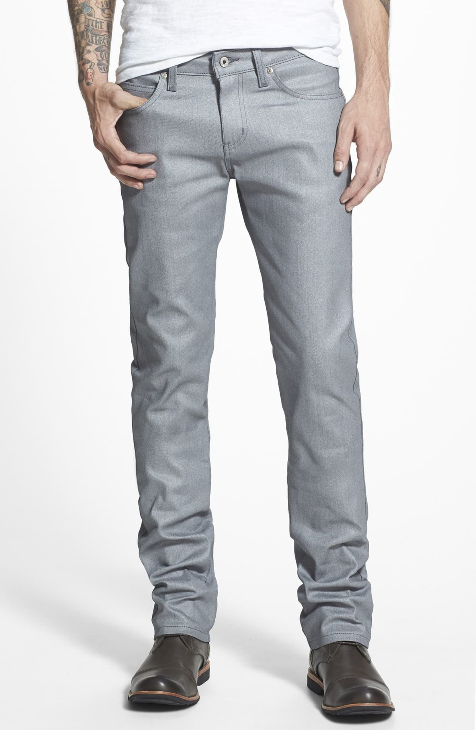 Naked & Famous Size 32 Skinny Guy Reflective Denim Jeans 3M | Grailed