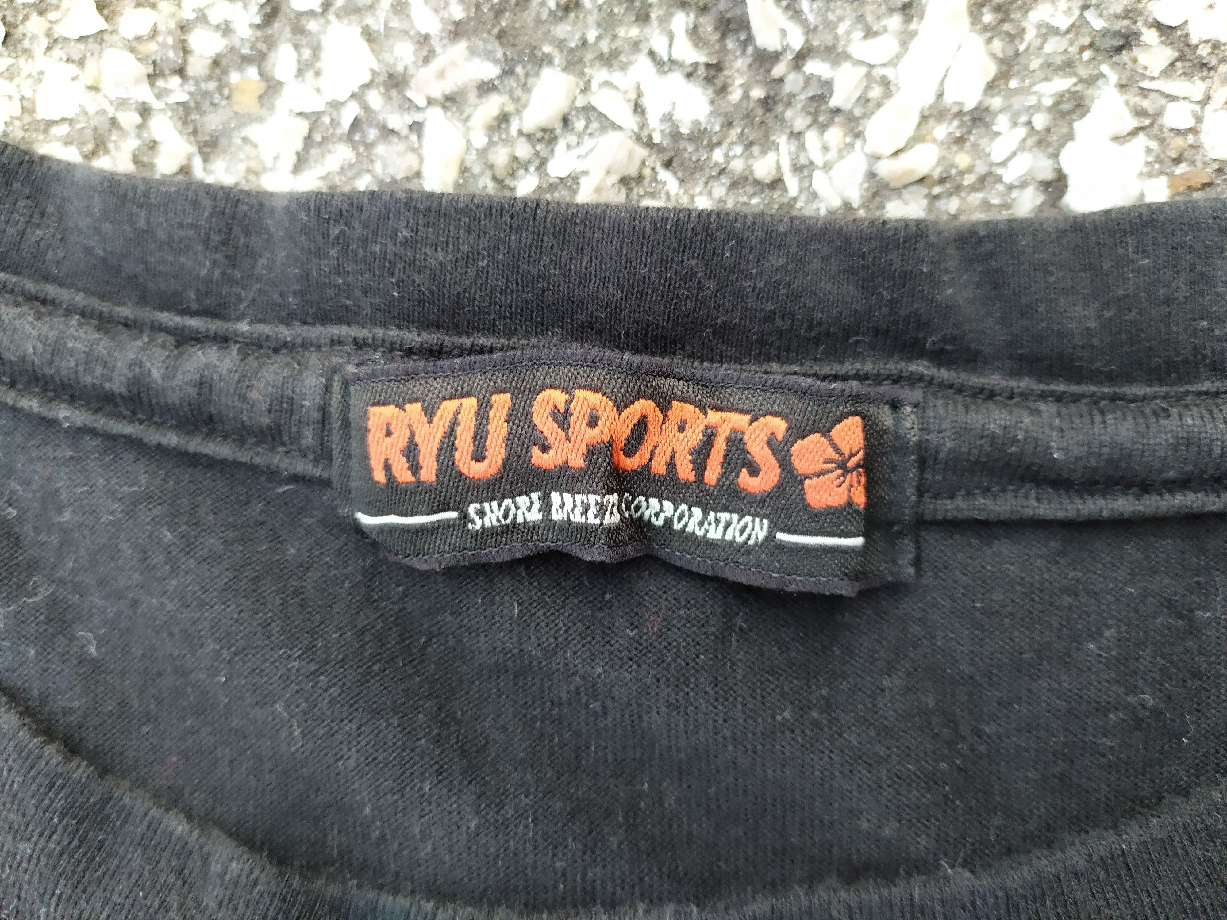 Japanese Brand RYU SPORTS Big Logo Printed White Tie Dye T-Shirt Size US M / EU 48-50 / 2 - 9 Thumbnail