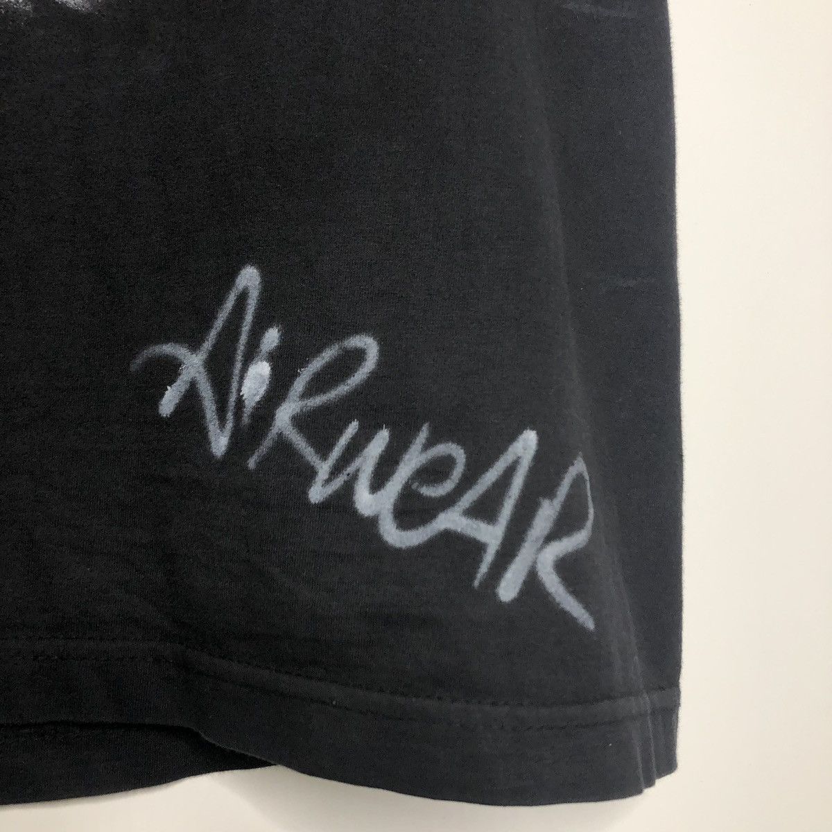 Vintage hot Black Airwear Airbrushed Shirt *RARE*