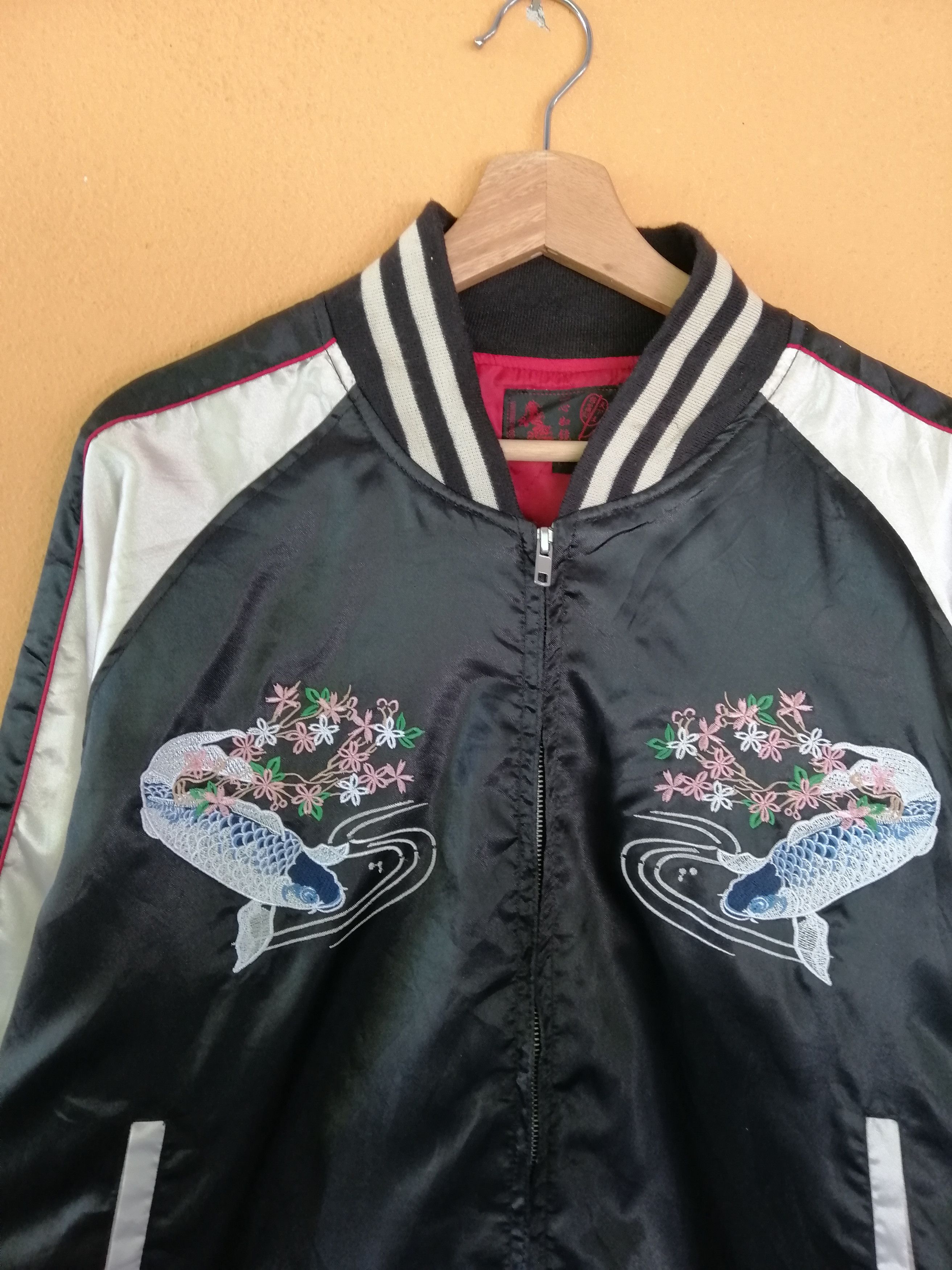 Japanese Brand Vintage SUKAJAN Koi Fish Japan Size Medium Embroidery Logo Size US M / EU 48-50 / 2 - 6 Thumbnail