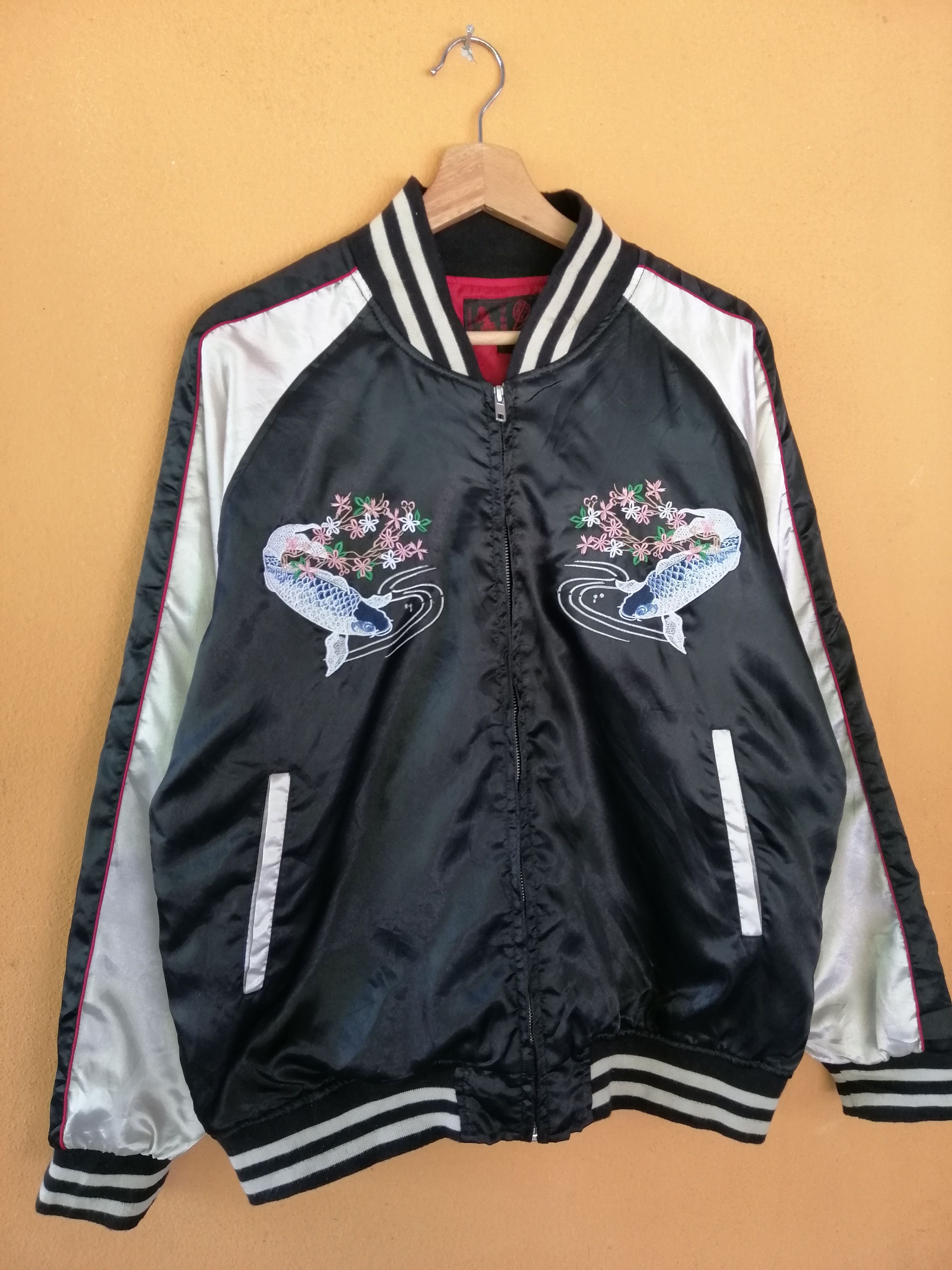 Japanese Brand Vintage SUKAJAN Koi Fish Japan Size Medium Embroidery Logo Size US M / EU 48-50 / 2 - 7 Thumbnail