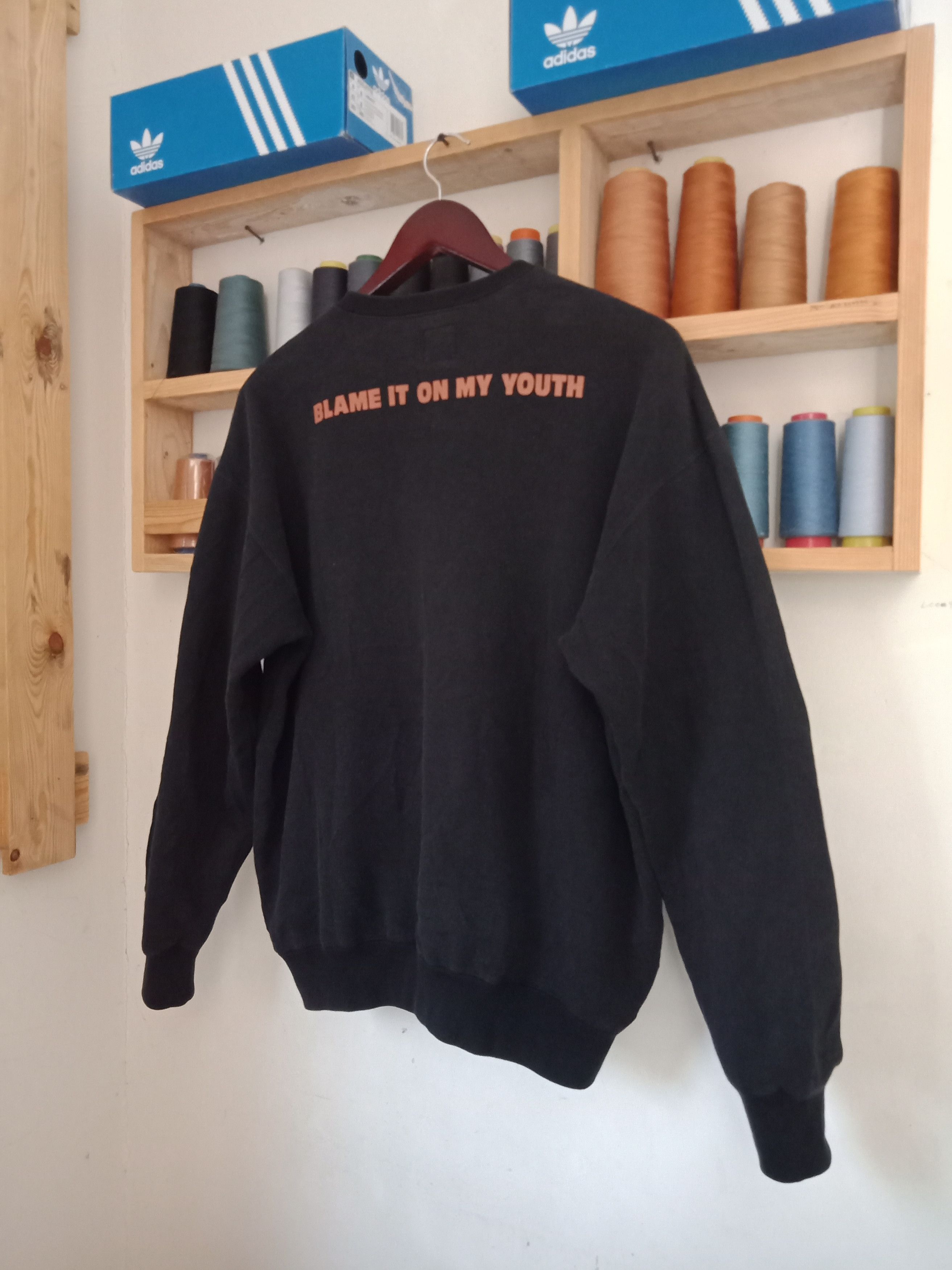Karl Helmut Vintage Karl Helmut Sweatshirt Spellout Designer Sweater Size US L / EU 52-54 / 3 - 2 Thumbnail