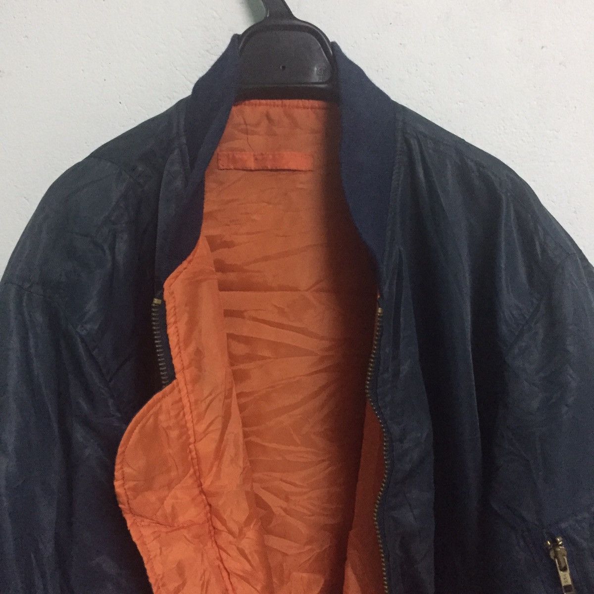 Japanese Brand Bomber Jacket 2 Colour & 2 Side Use Size US L / EU 52-54 / 3 - 4 Thumbnail