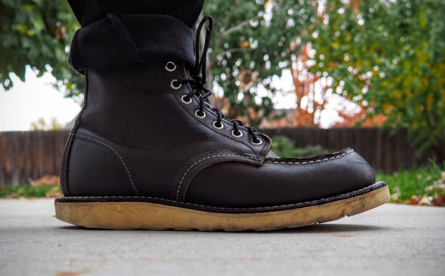 FINAL PRICE DROP / Red Wing 9075 Classic Moc Toe Boot in Black
