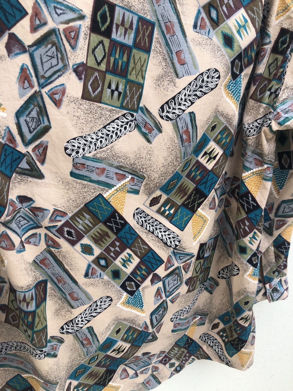 Carlo Palazzi CARLO PALAZZI Ethnic Native Tribe Long Sleeve Shirt Size US L / EU 52-54 / 3 - 8 Thumbnail