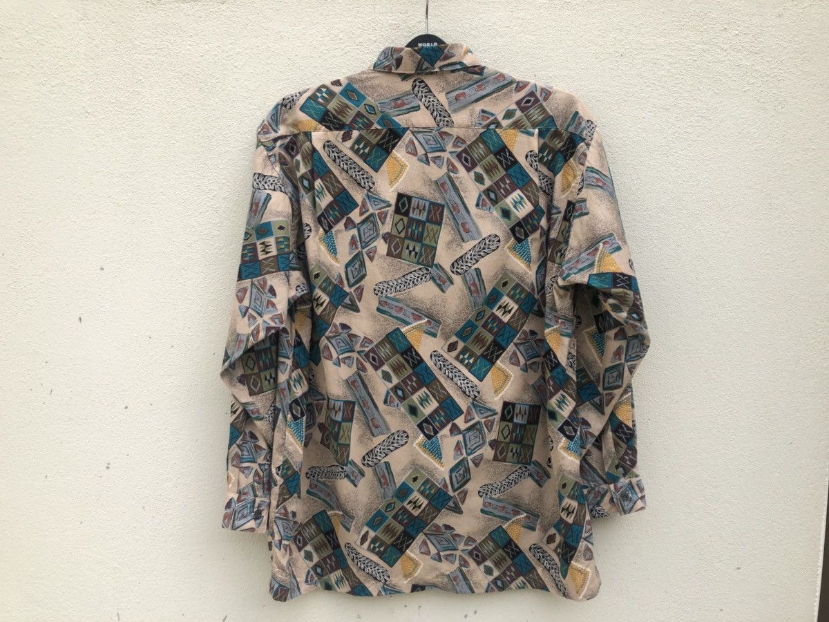 Carlo Palazzi CARLO PALAZZI Ethnic Native Tribe Long Sleeve Shirt Size US L / EU 52-54 / 3 - 7 Thumbnail