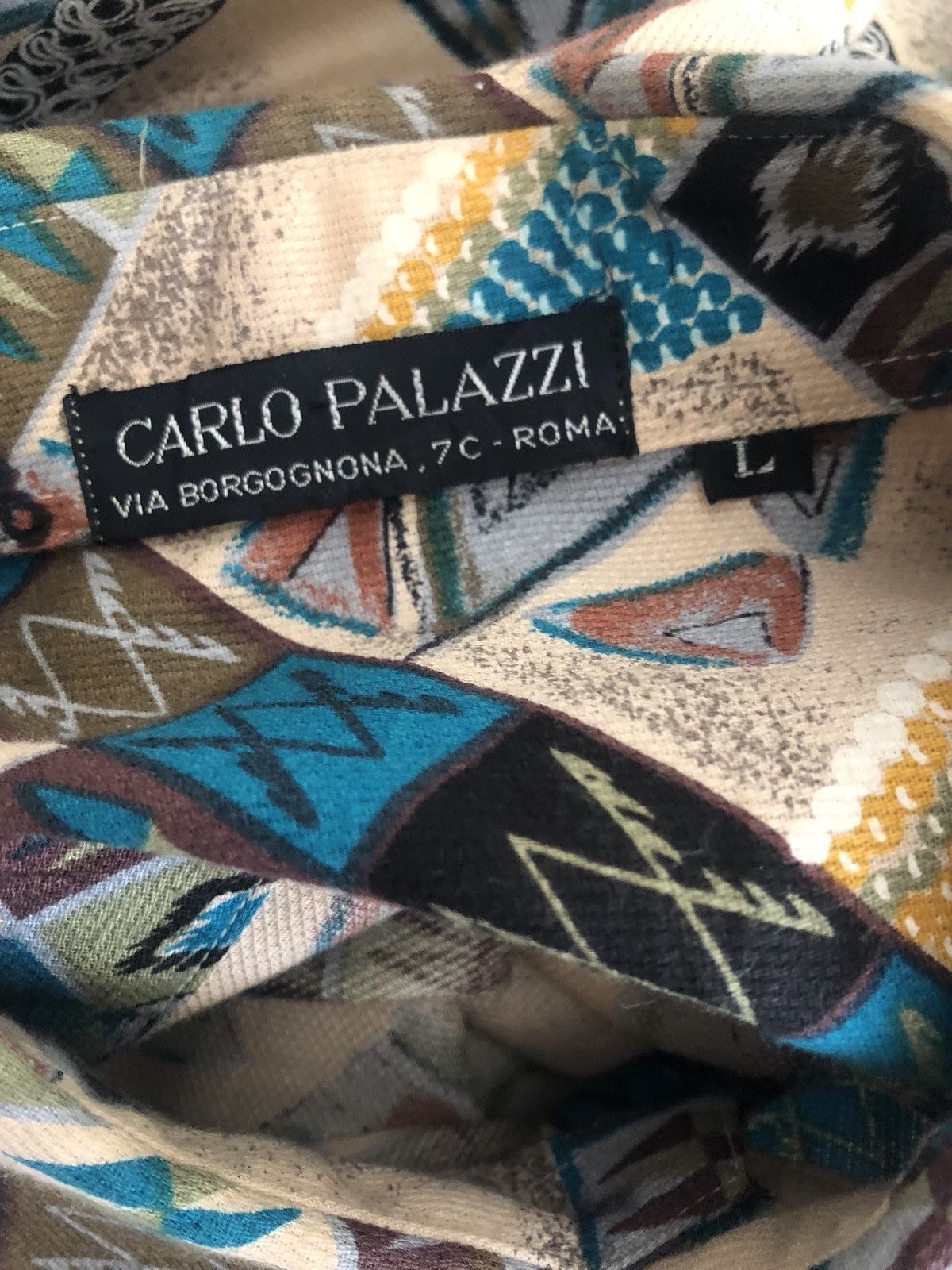 Carlo Palazzi CARLO PALAZZI Ethnic Native Tribe Long Sleeve Shirt Size US L / EU 52-54 / 3 - 9 Thumbnail