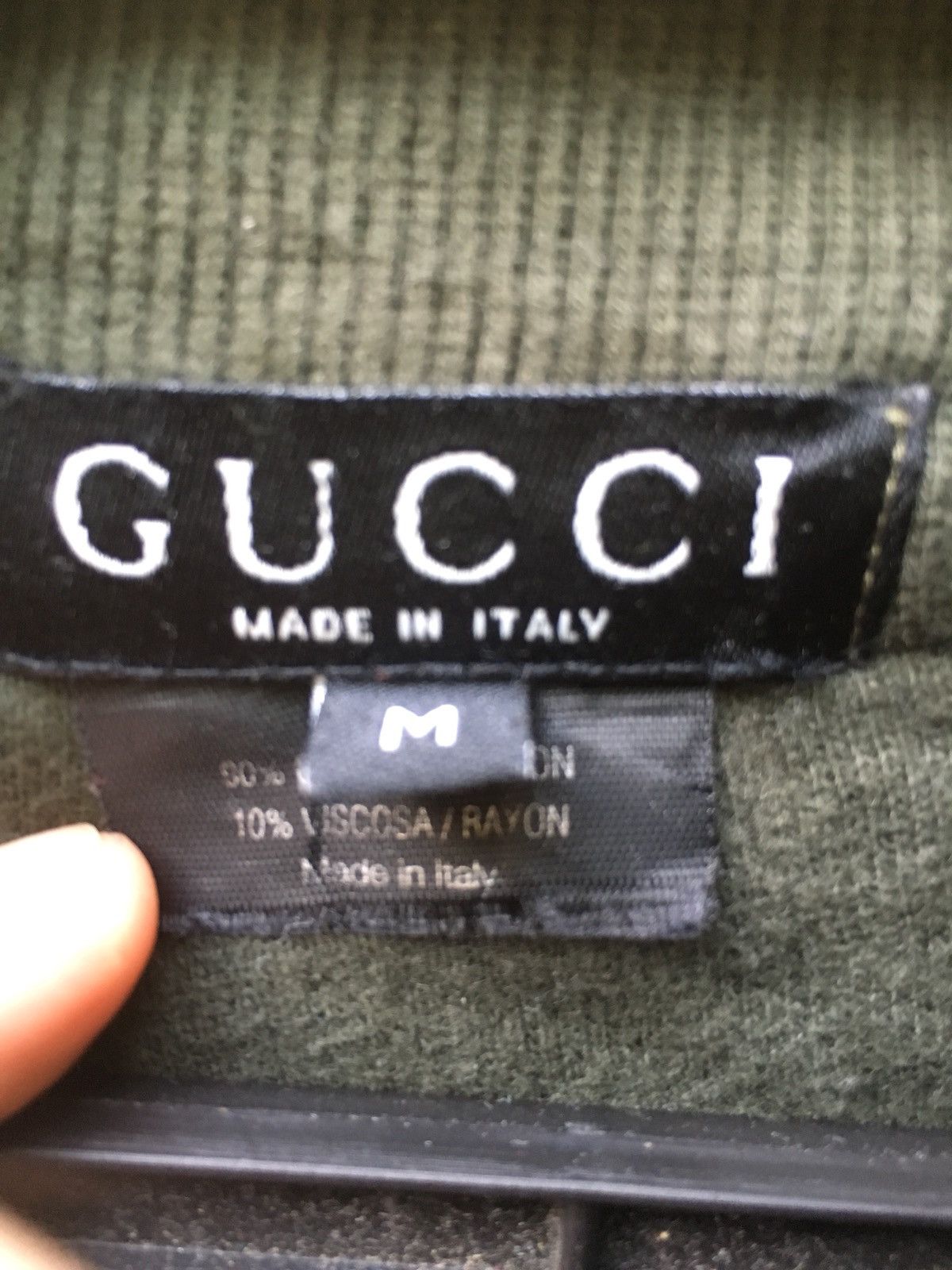 Designer × Gucci Vintage Gucci Half Zip Sweater Size US M / EU 48-50 / 2 - 2 Thumbnail