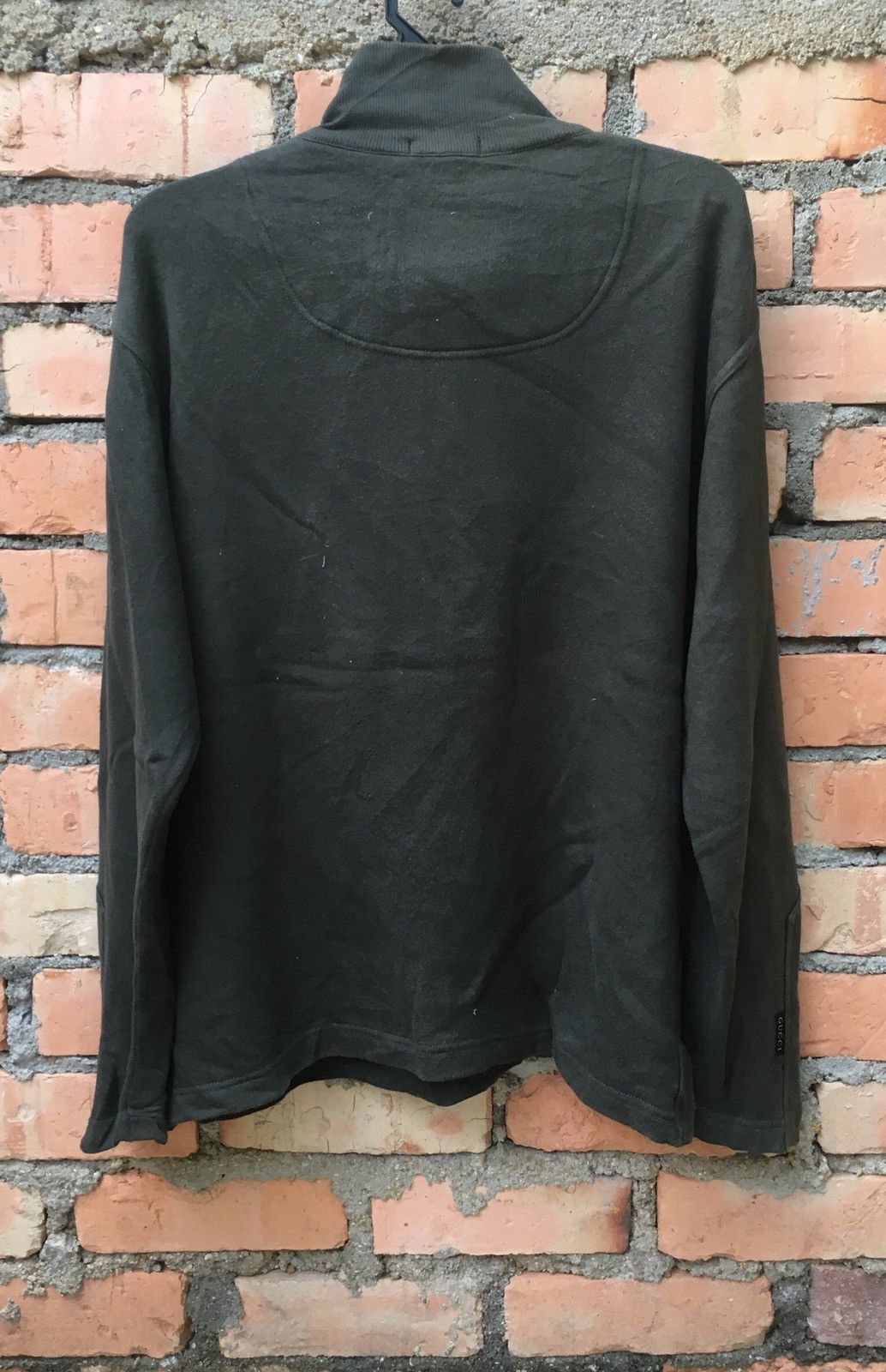 Designer × Gucci Vintage Gucci Half Zip Sweater Size US M / EU 48-50 / 2 - 5 Thumbnail