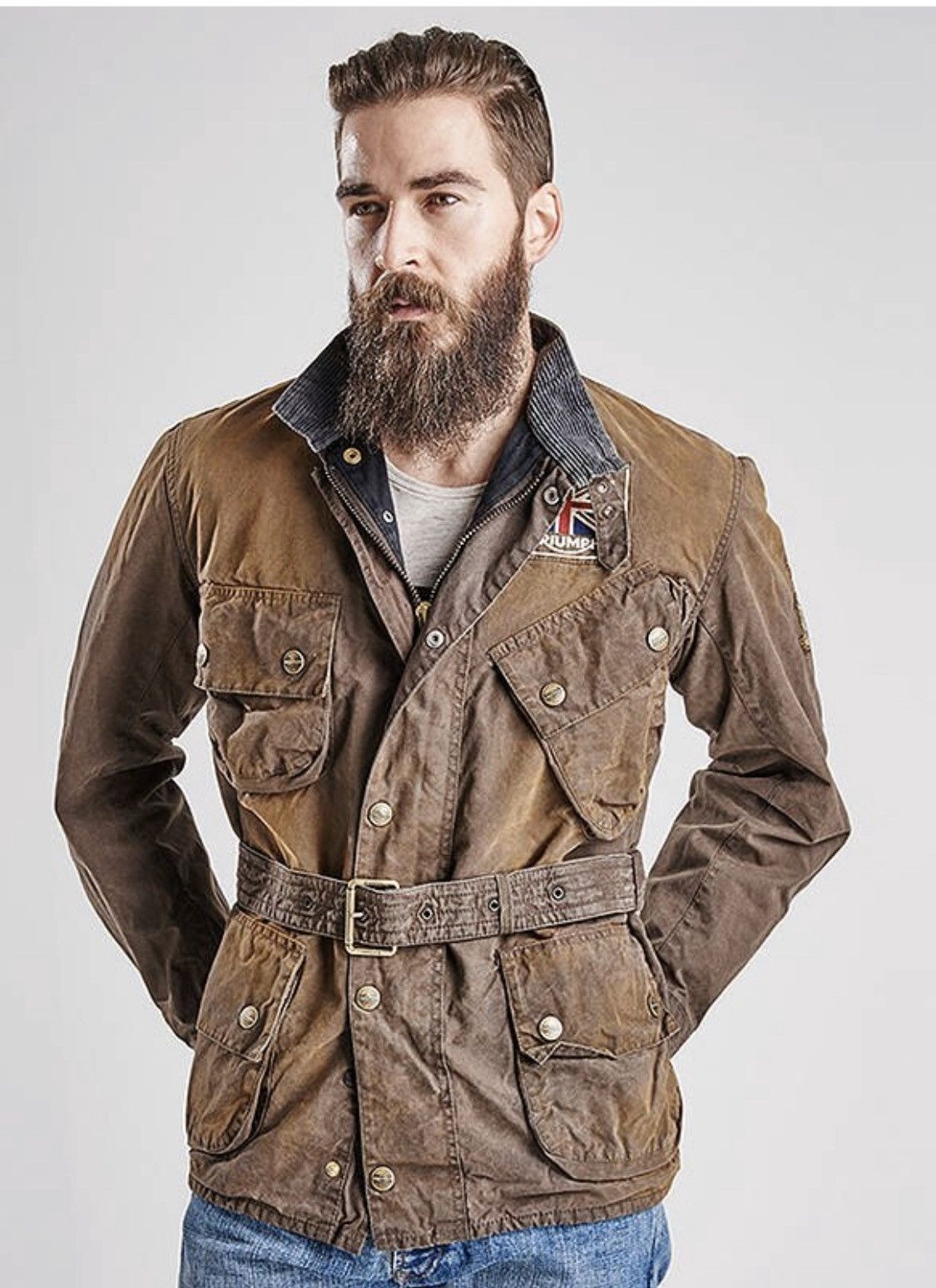 Barbour Barbour International Triumph Brown Legend Wax Jacket Grailed