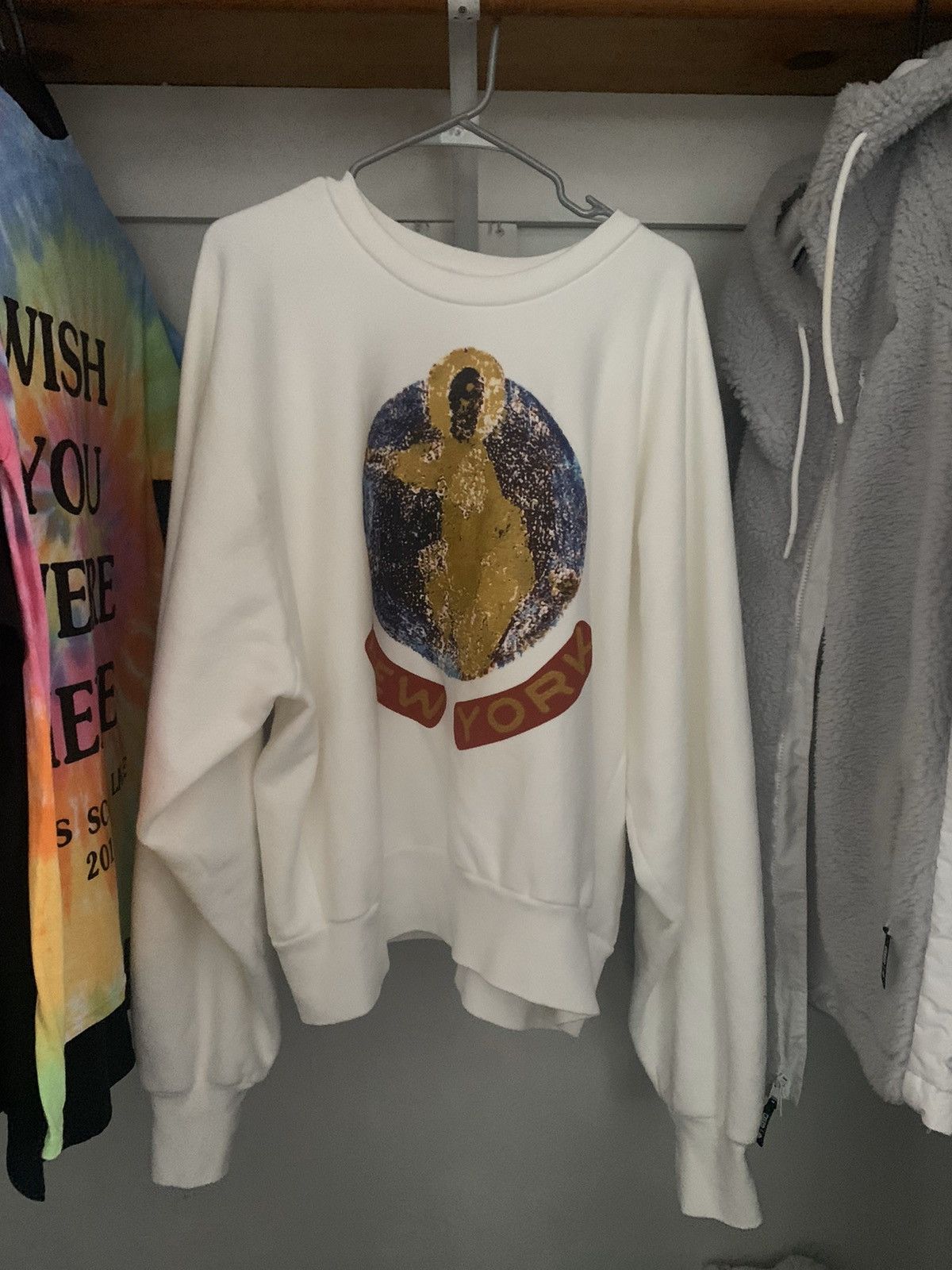 【KANYE WEST】JESUS IS KING NEW YORK CREWNECK I Jesus is King New York Seal Inspired Unisex Ultra Cotton