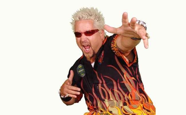Vintage 90s guy fieri flame shirt