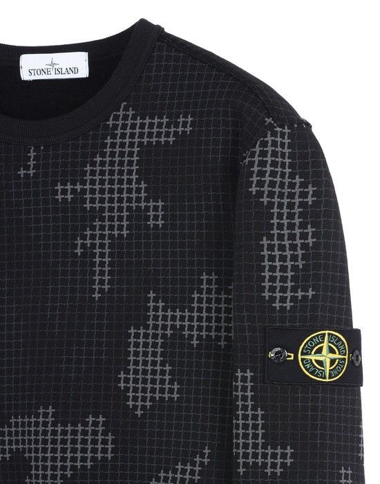 Stone island check grid camo store