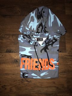 Blue camo hot sale vlone hoodie