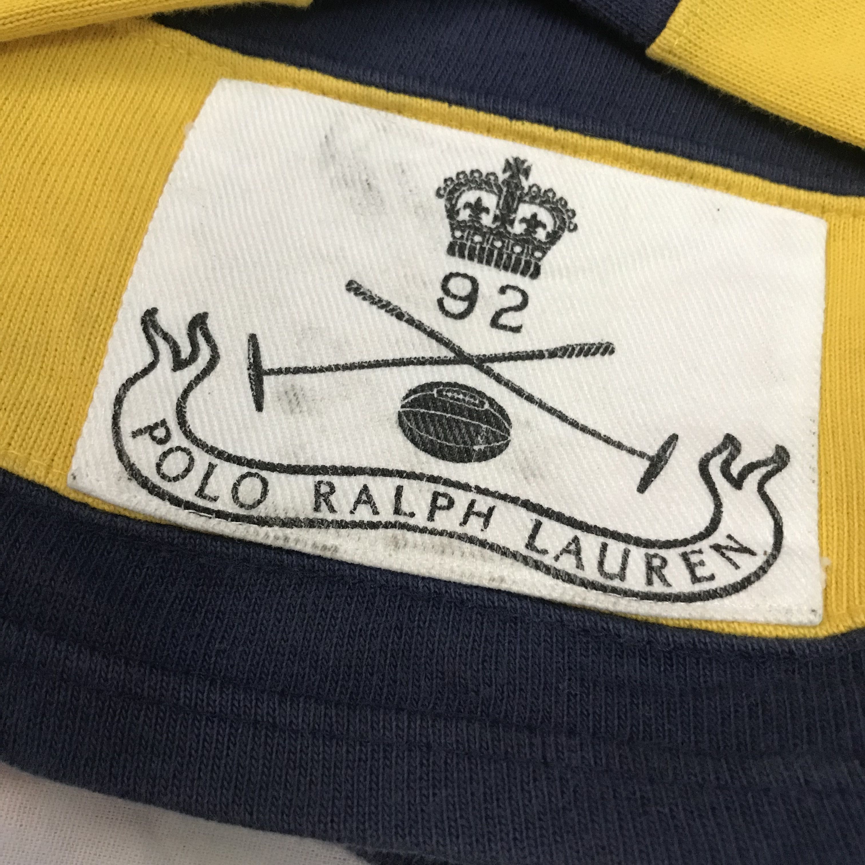 Polo Ralph Lauren Vintage Polo Rugby Long Sleeve Tshirt Size US S / EU 44-46 / 1 - 4 Thumbnail