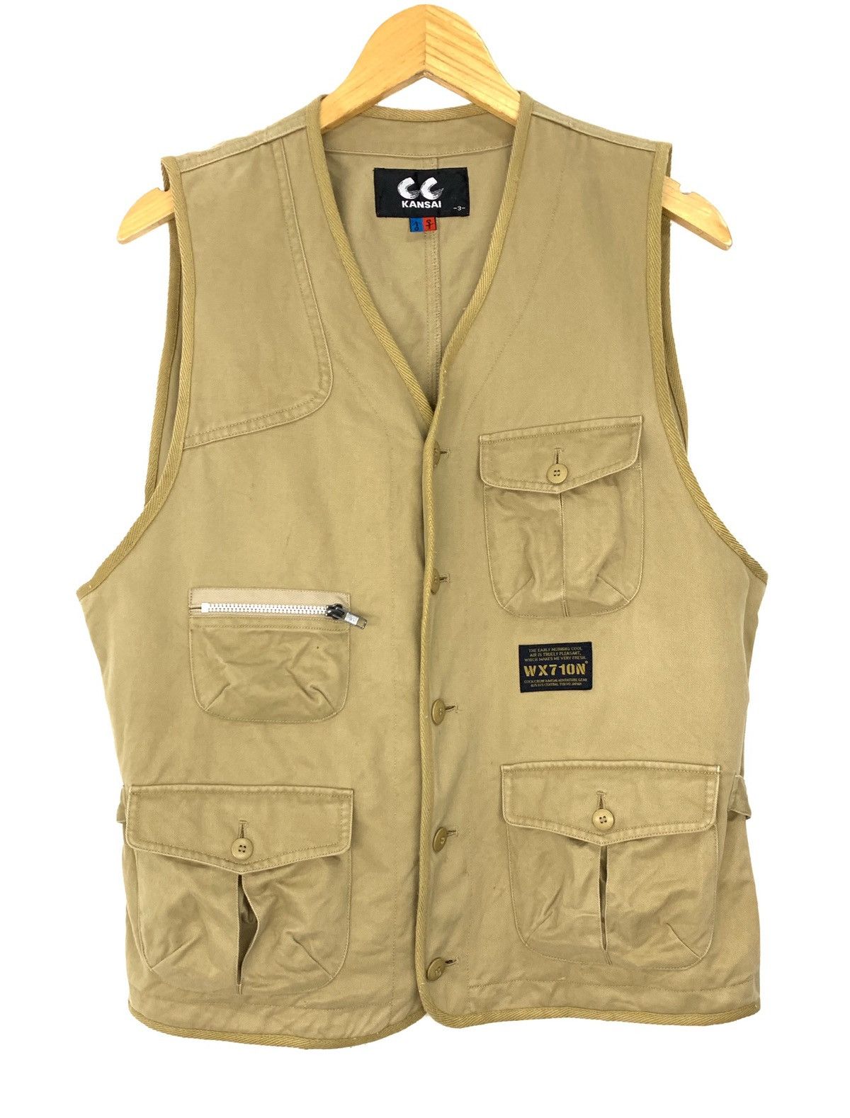 Japanese Brand 🇯🇵Vintage Kansai Yamamoto Cc Kansai Tactical Military Vests Size US M / EU 48-50 / 2 - 1 Thumbnail