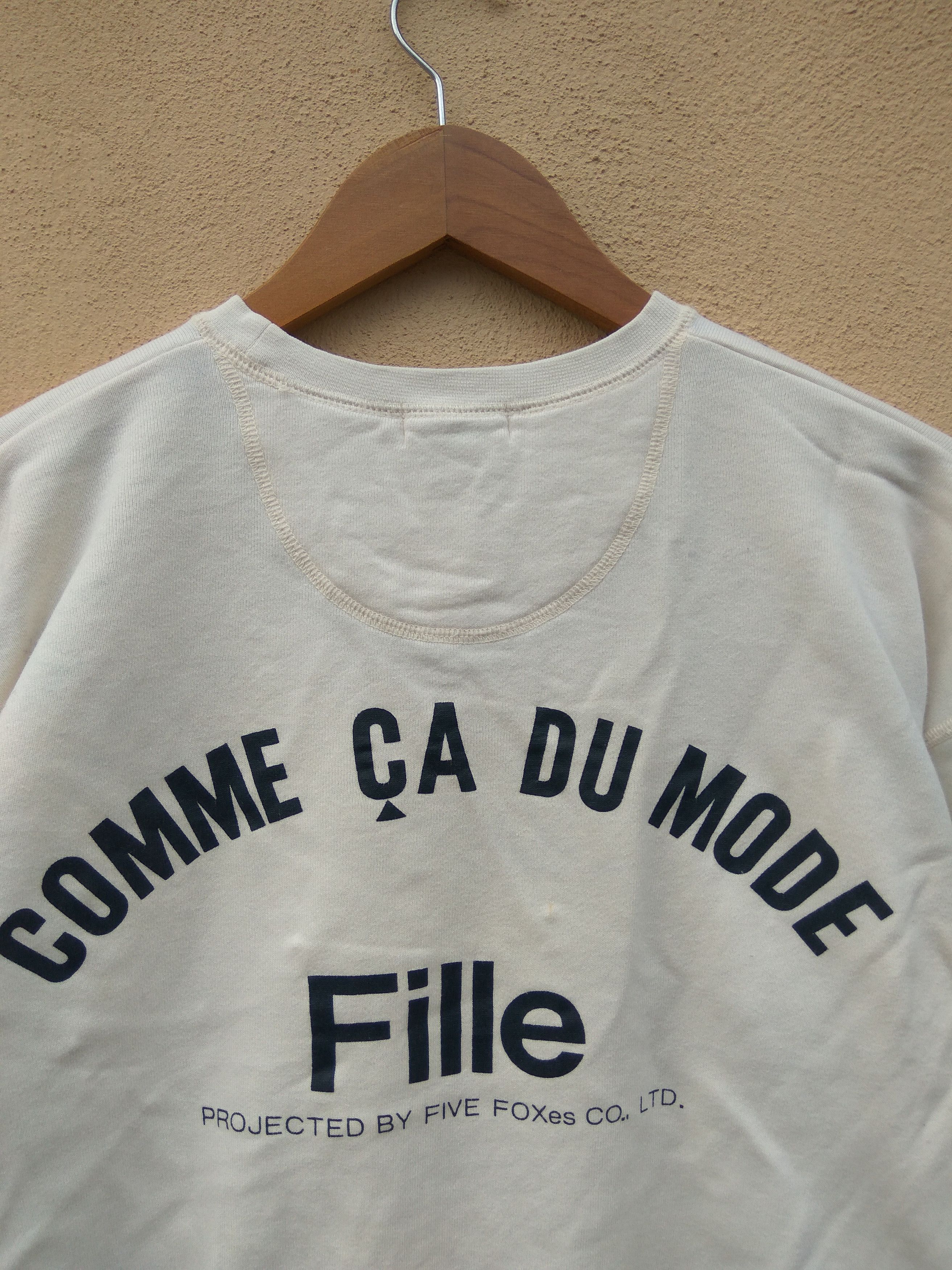 Comme Ca Ism Japanese Brand Comme Ca du Mode sweatshirt spell out Size US M / EU 48-50 / 2 - 2 Thumbnail