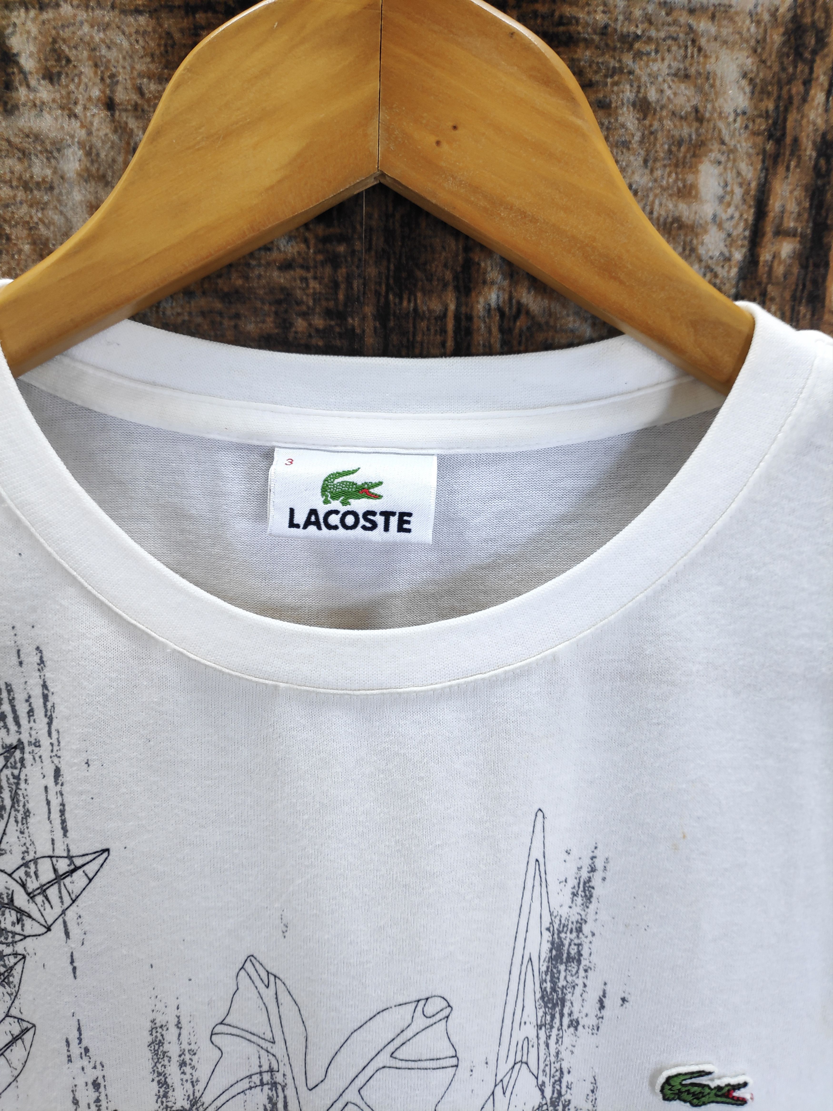 Lacoste × Vintage Lacoste Pop Art Leaves Shirt Style 90s Lacoste Paris Size US M / EU 48-50 / 2 - 5 Thumbnail