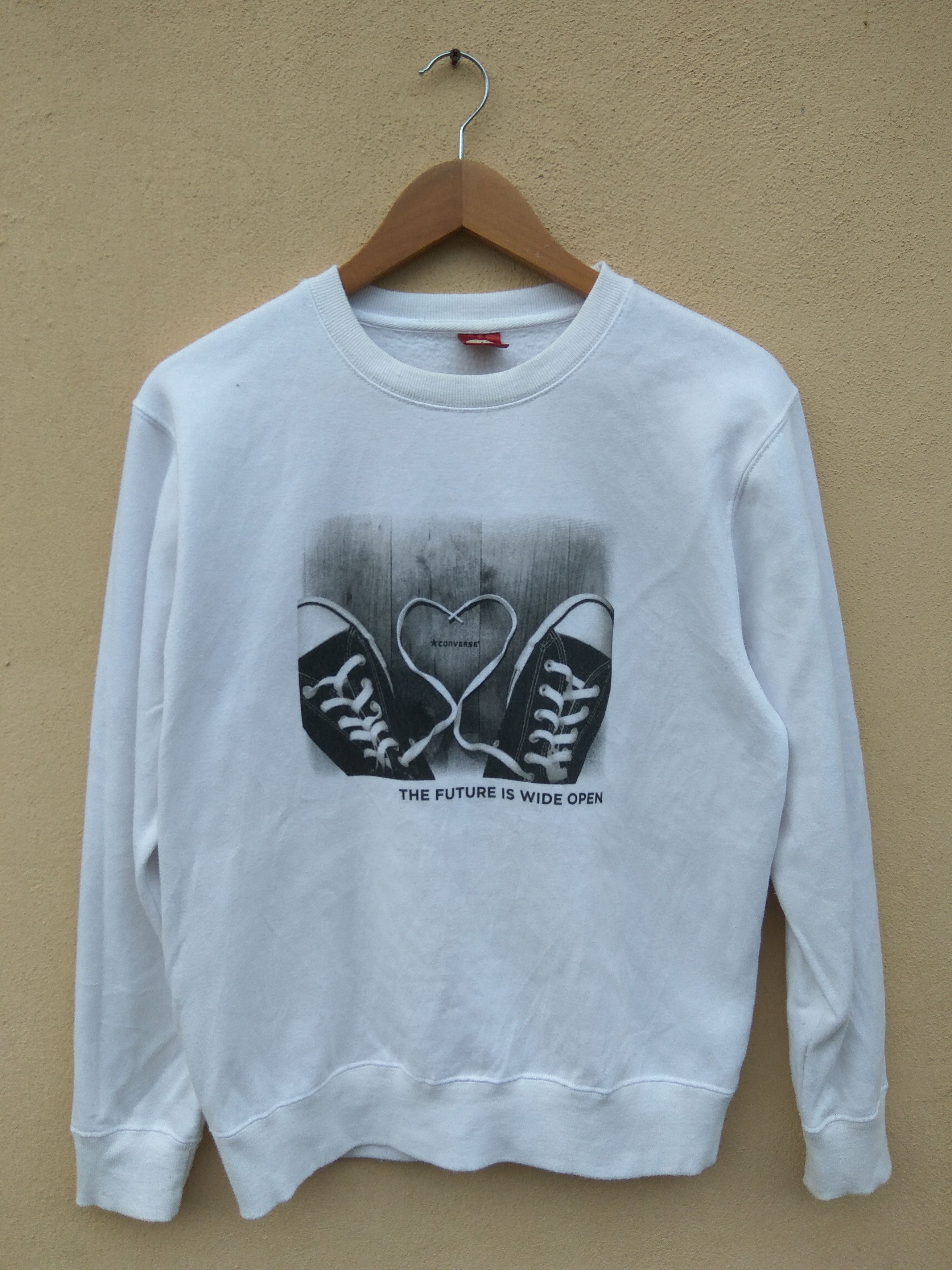 Converse × Vintage Vintage Converse sweat shirt spell out Converse Big Logo Size US M / EU 48-50 / 2 - 1 Thumbnail
