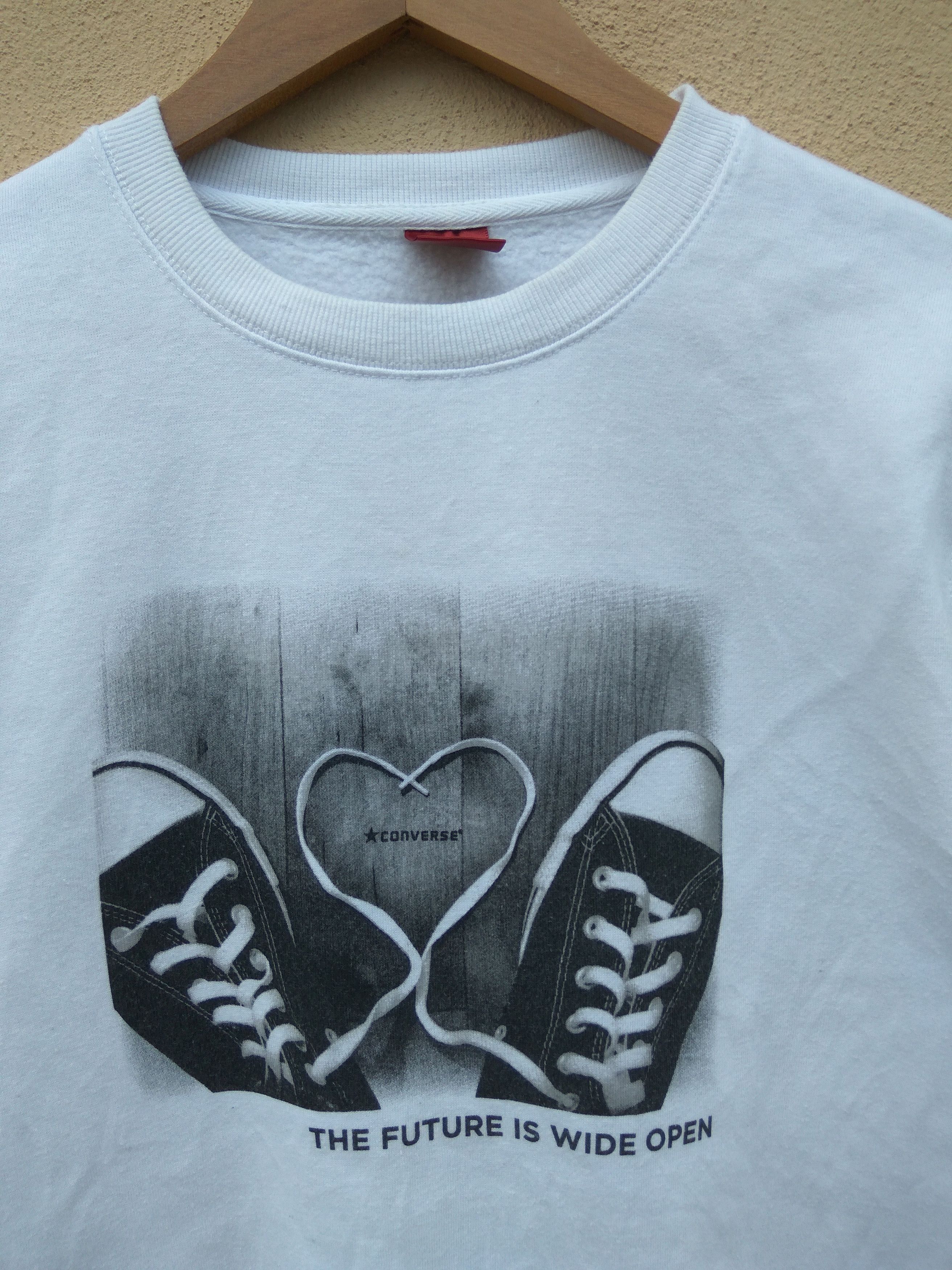 Converse × Vintage Vintage Converse sweat shirt spell out Converse Big Logo Size US M / EU 48-50 / 2 - 3 Thumbnail