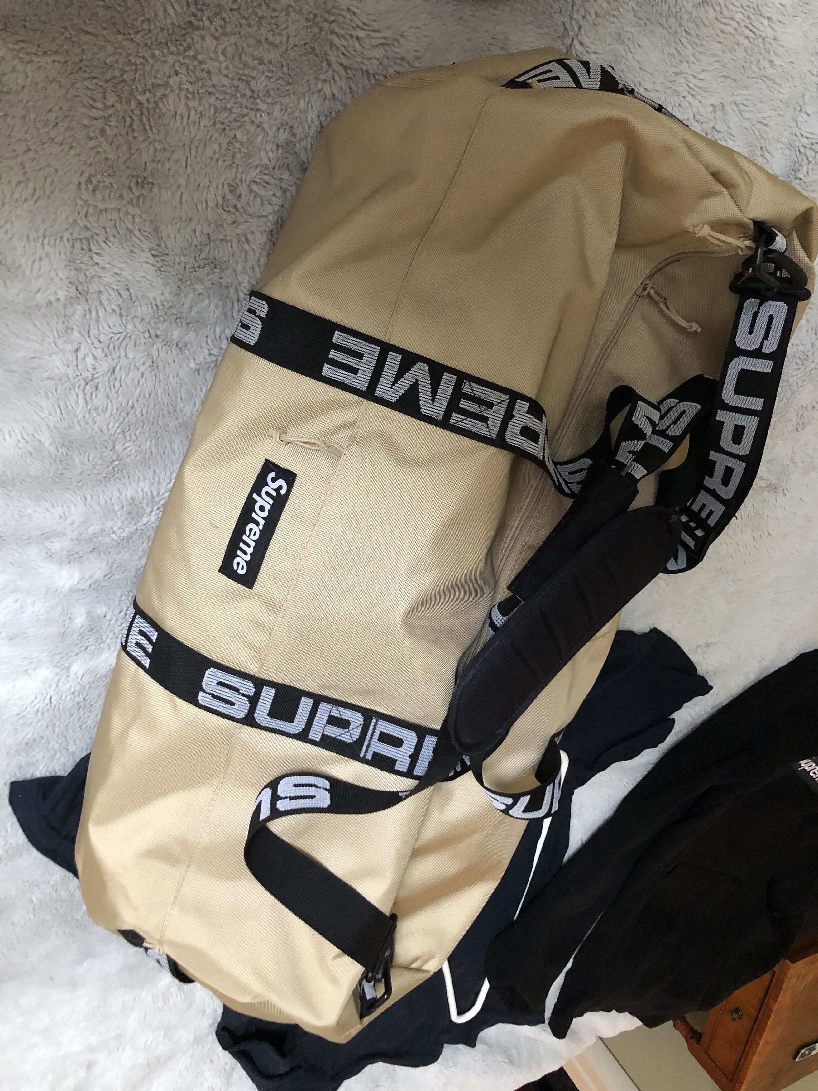 Supreme Supreme Tan Duffle Bag Grailed